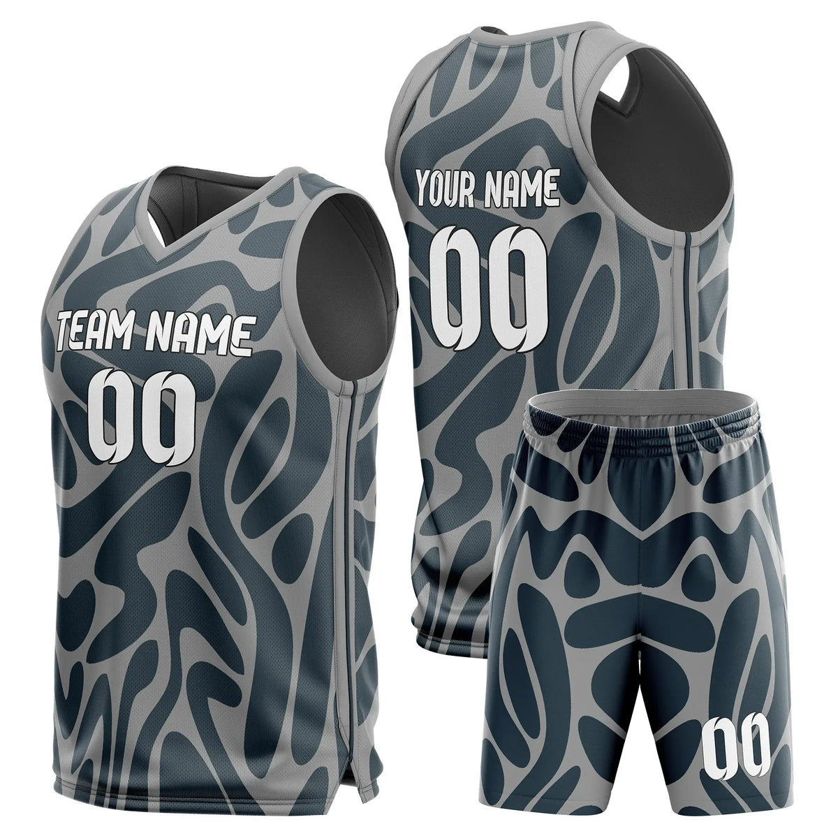 Custom Graphti Pattern Sets Prime Safari Sports Jersey Personalized Uniform with Name & Number