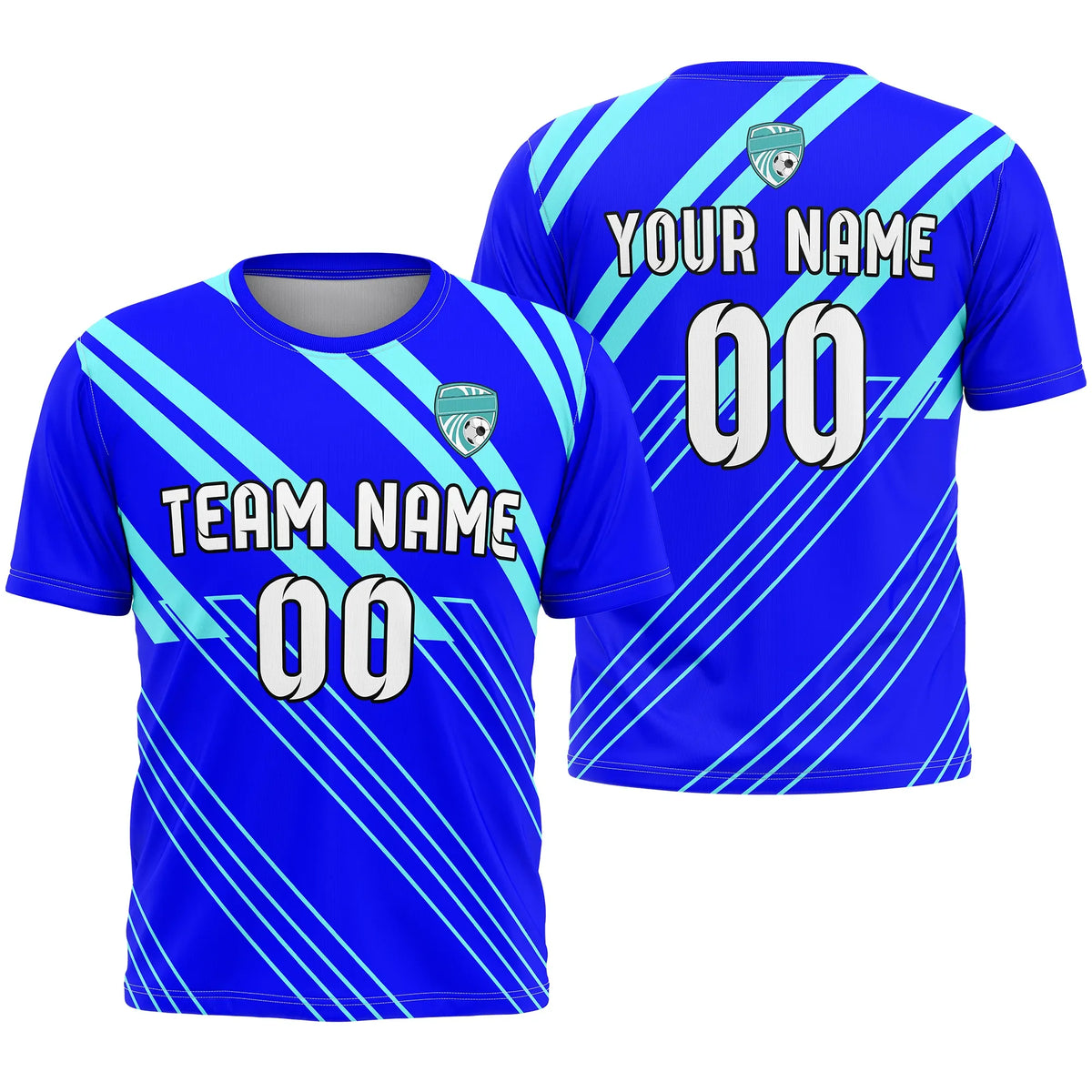 Custom Strip Fashion D4 Soccer Jersey Personalized Football Uniform with Name & Number