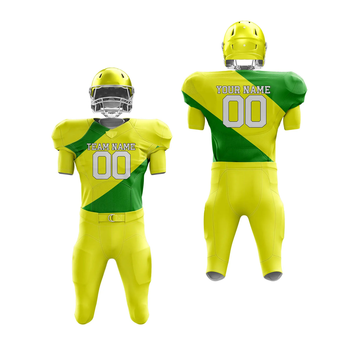 Custom Personalized D3 Split Fashion American Football Jersey with Name, Number & Team Logo
