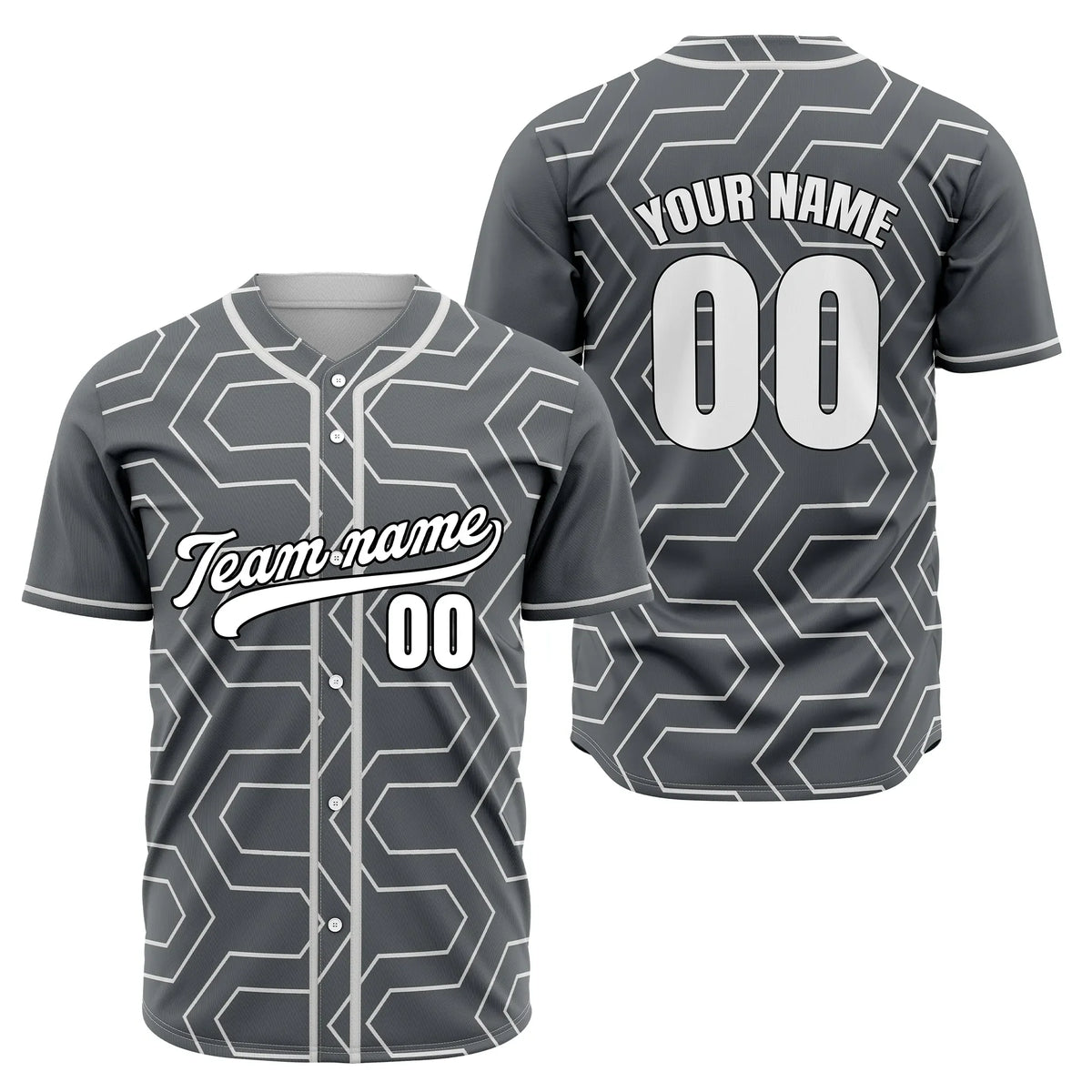 Custom Maze Runner Gradient Baseball Sports Jersey Personalized Uniform with Name & Number