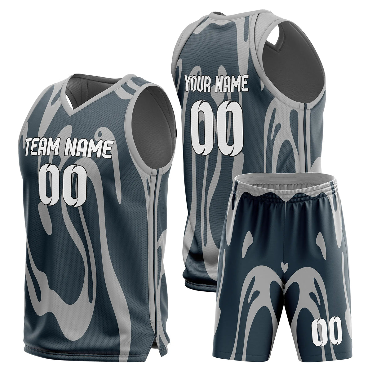 Custom Graphti Pattern Sets Giraffe Strike Sports Jersey Personalized Uniform with Name & Number