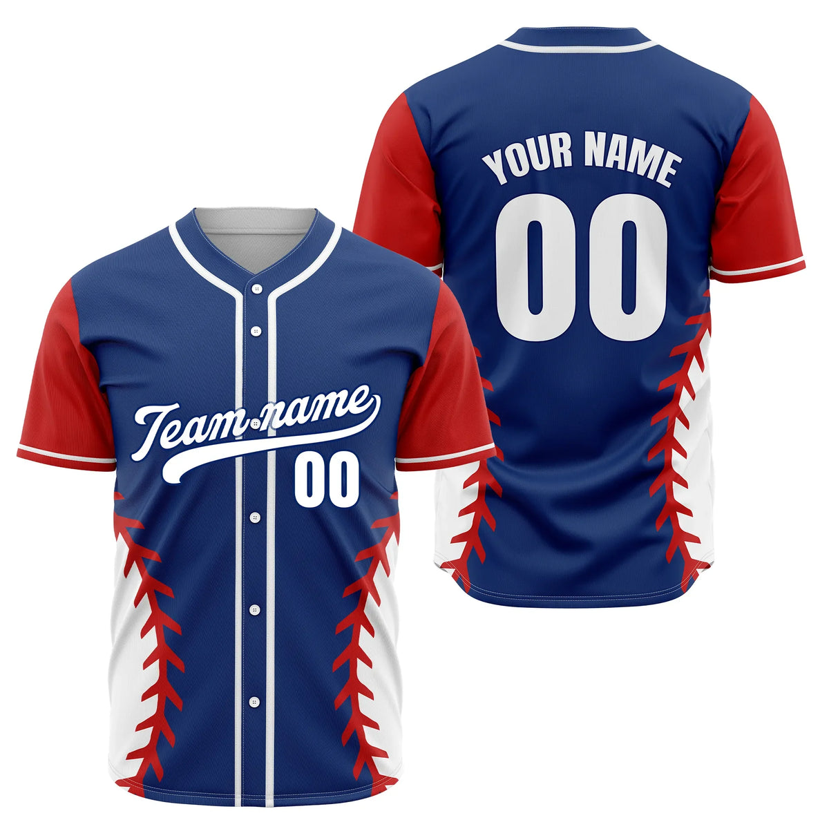 Custom Arc Line Baseball Sports Jersey Personalized Uniform with Name & Number