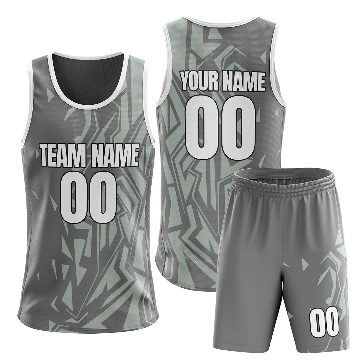 Custom Colour Block Set Hoop Fusion Sports Jersey Personalized Uniform with Name & Number