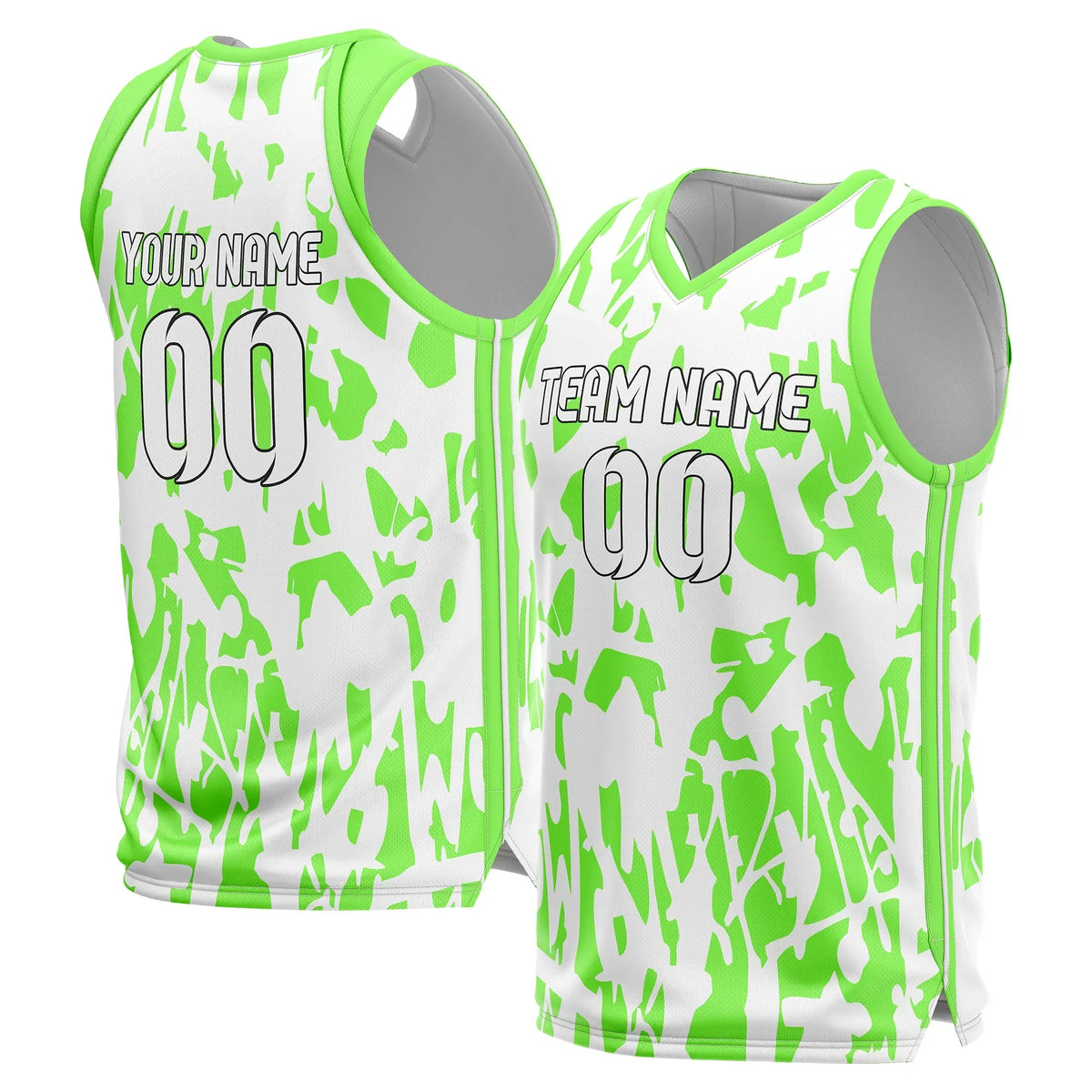 Custom Gaphti Pattern Tops Shadow Drip Sports Jersey Personalized Uniform with Name & Number