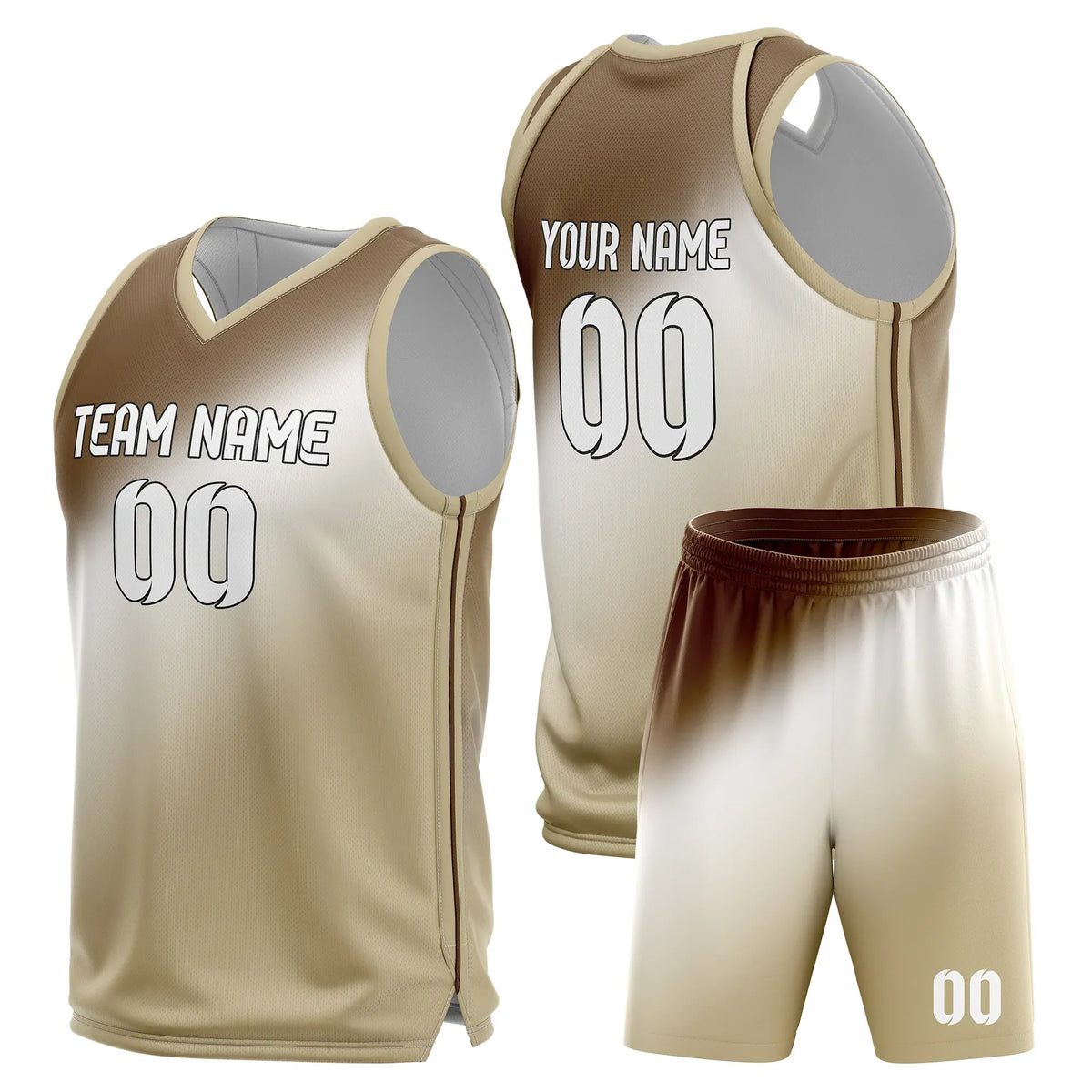 Custom Gradient Fashion Set Energy Fade Sports Jersey Personalized Uniform with Name &amp; Number