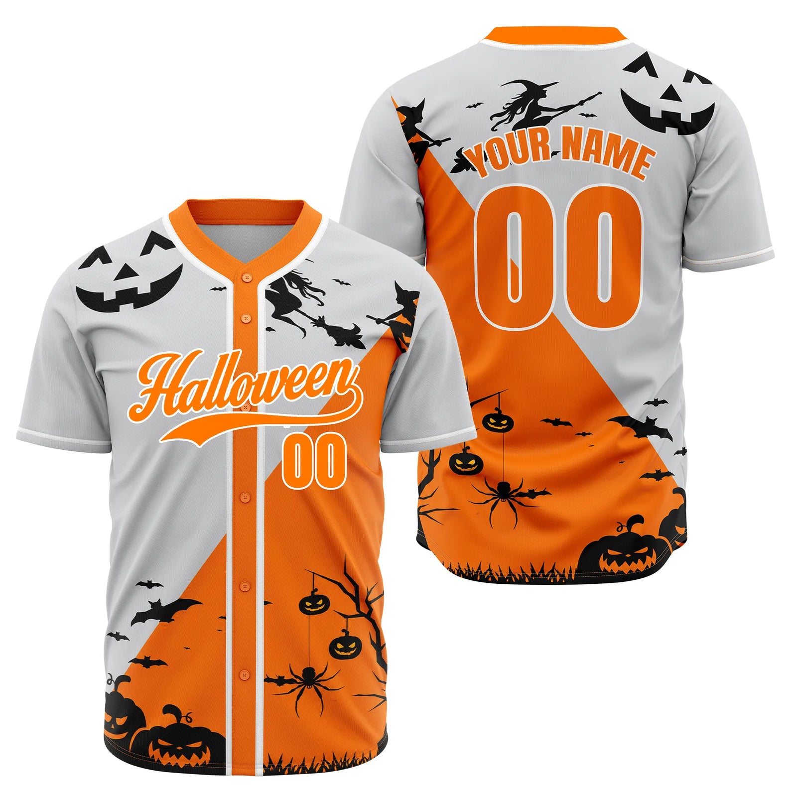 Custom Witchscape Baseball Sports Jersey Personalized Uniform with Name & Number