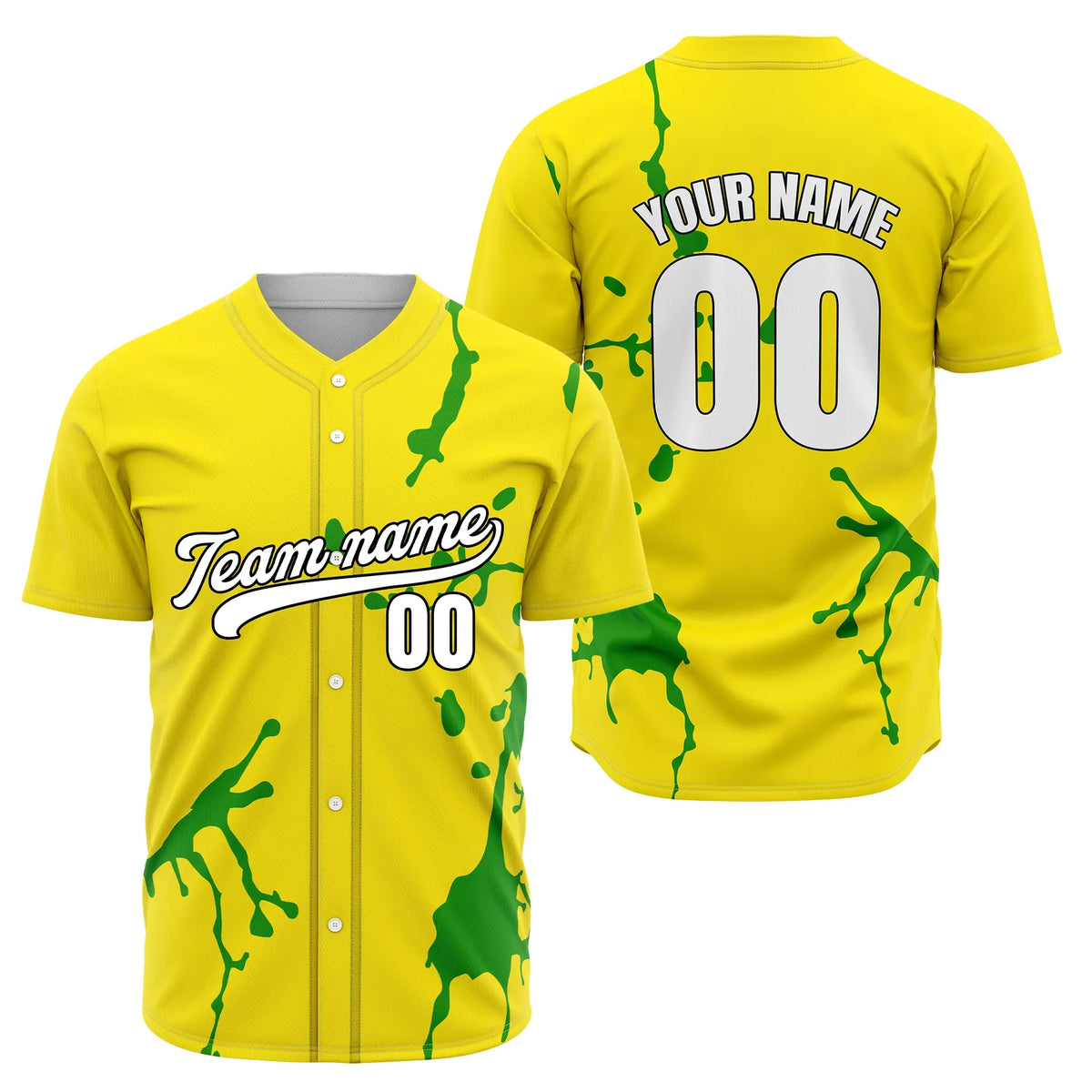 Custom Splash Fusion Sports Jersey Personalized Uniform with Name & Number