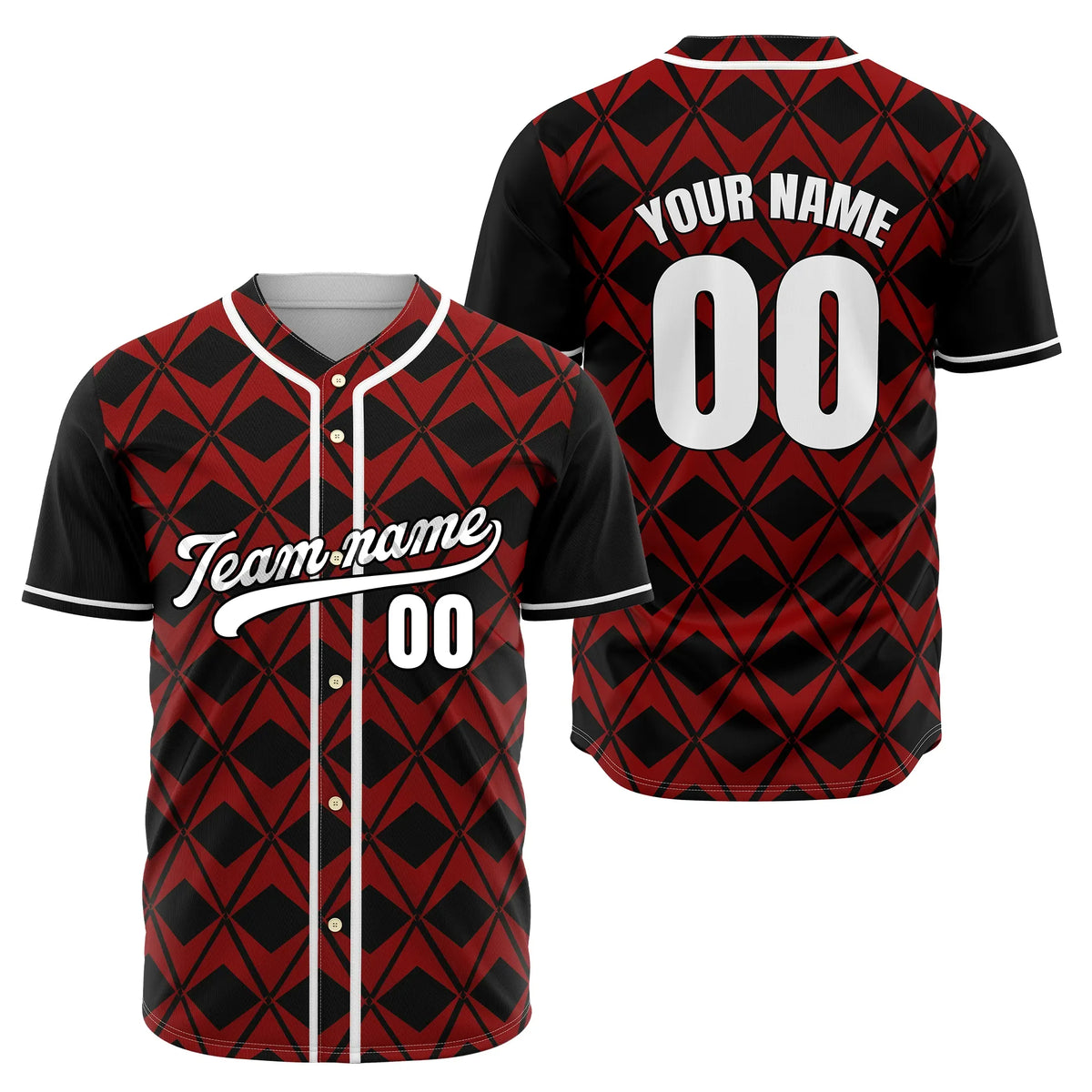 Custom Prism Strike Baseball Sports Jersey Personalized Uniform with Name & Number