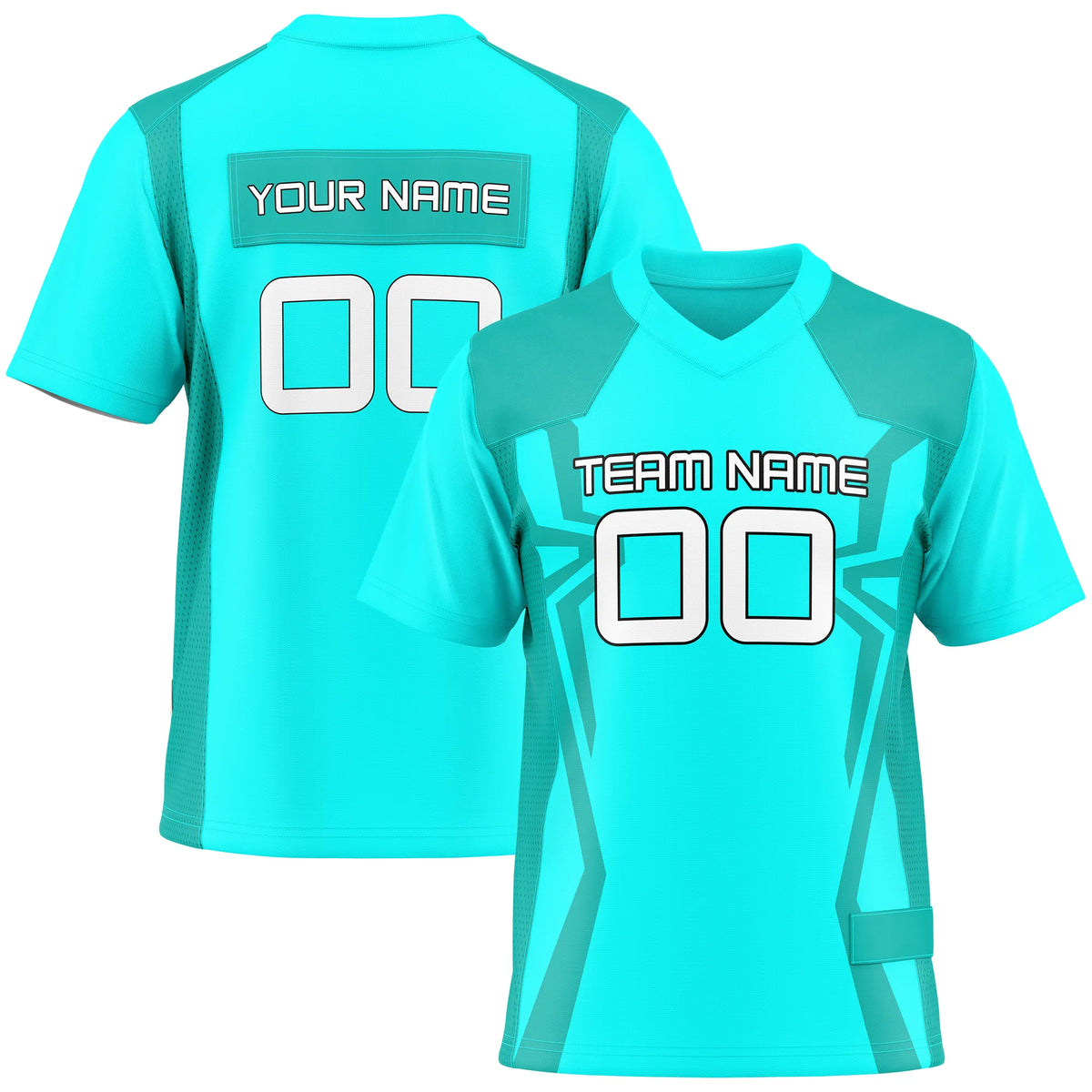Custom Classic Style D4 Flag Football Jersey Personalized Uniform with Name &amp; Number