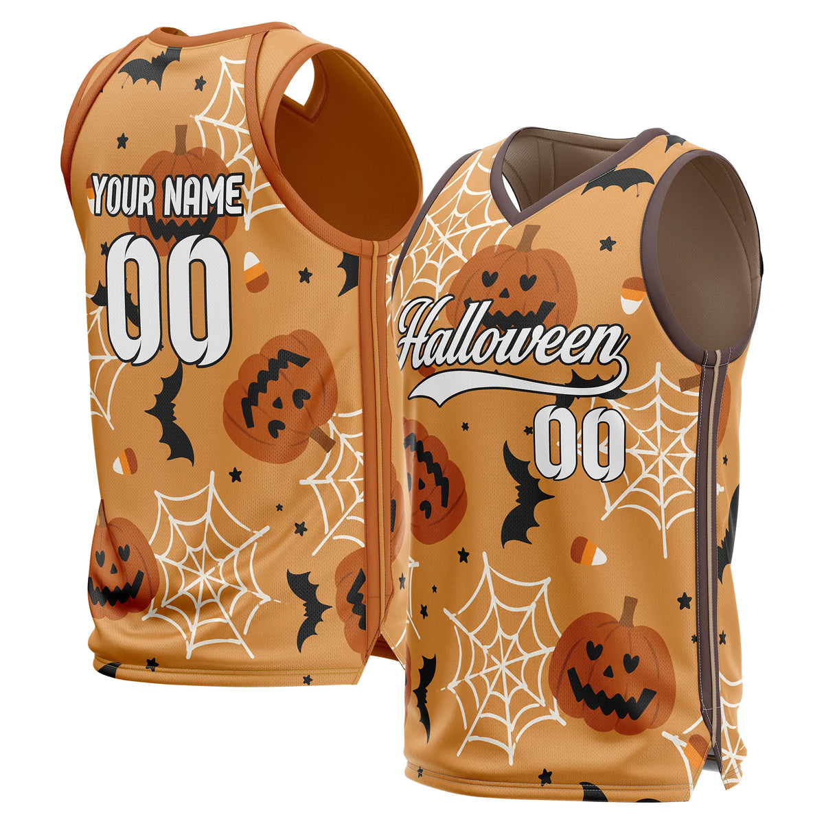 Custom Basketball Pumpkinweb Sports Jersey Personalized Uniform with Name &amp; Number
