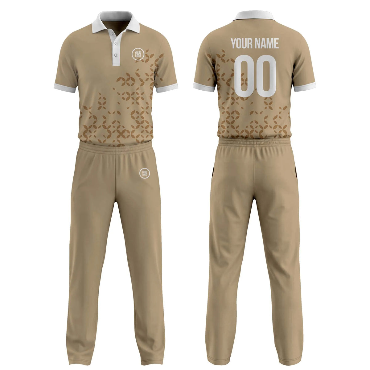 Custom Personalized D2 Abstract Pattern Cricket Kit with Name, Number &amp; Team Logo