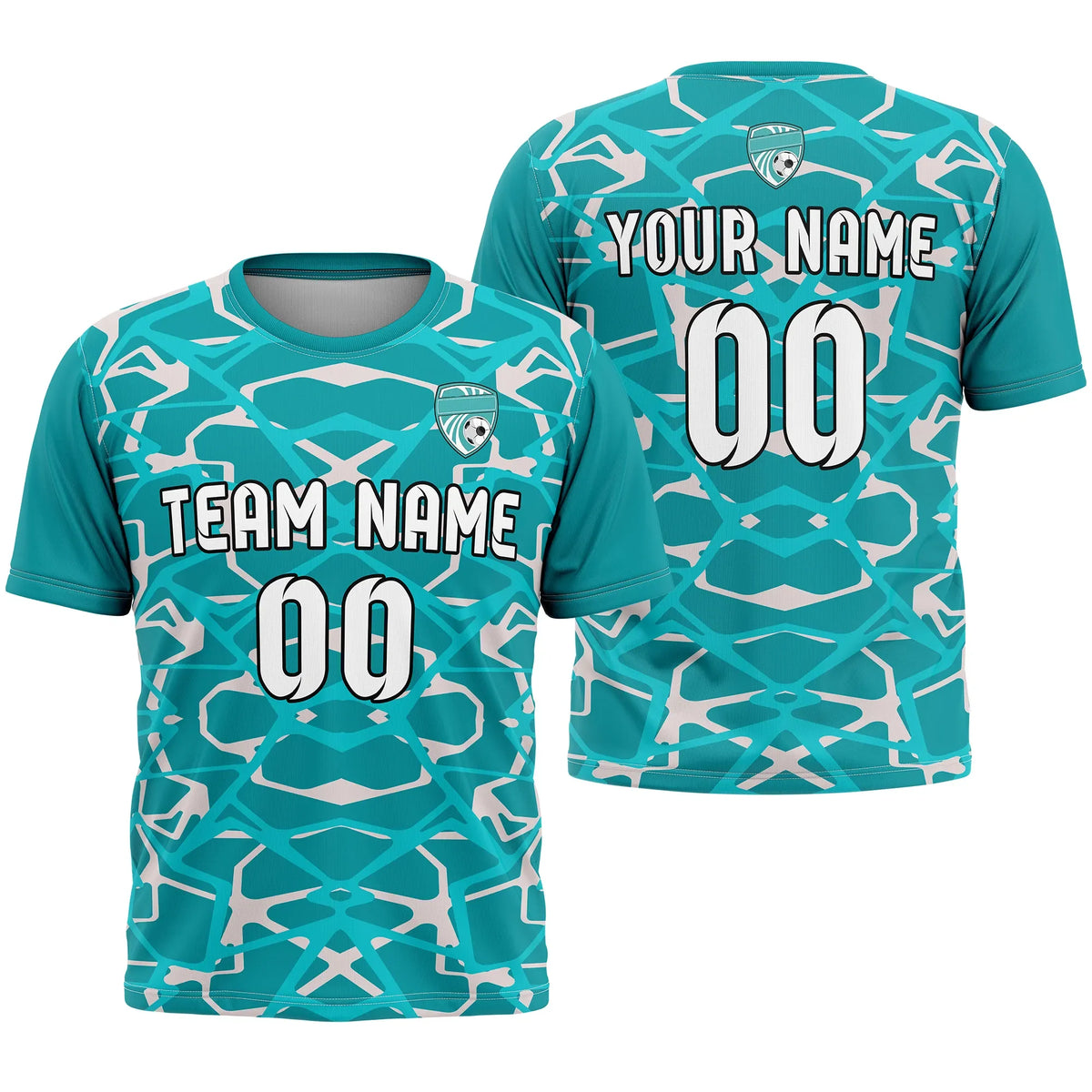 Custom R-Full Pattern D5 Soccer Jersey Personalized Football Uniform with Name & Number