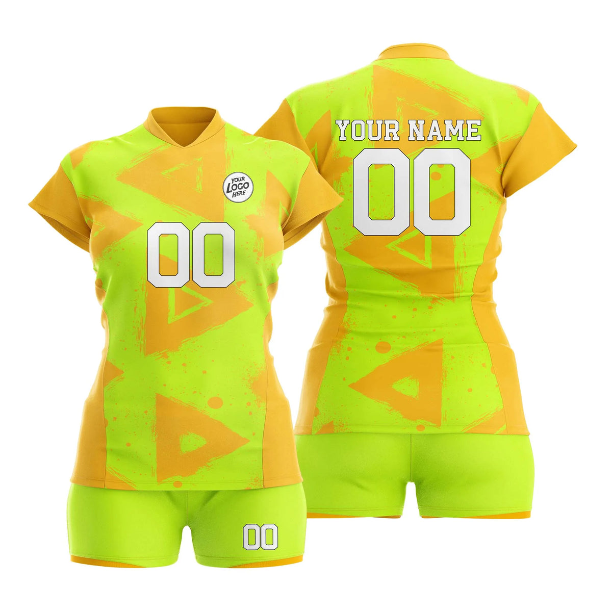 Custom Personalized D3 Graffiti Pattern Volleyball Jersey with Name, Number & Team Logo
