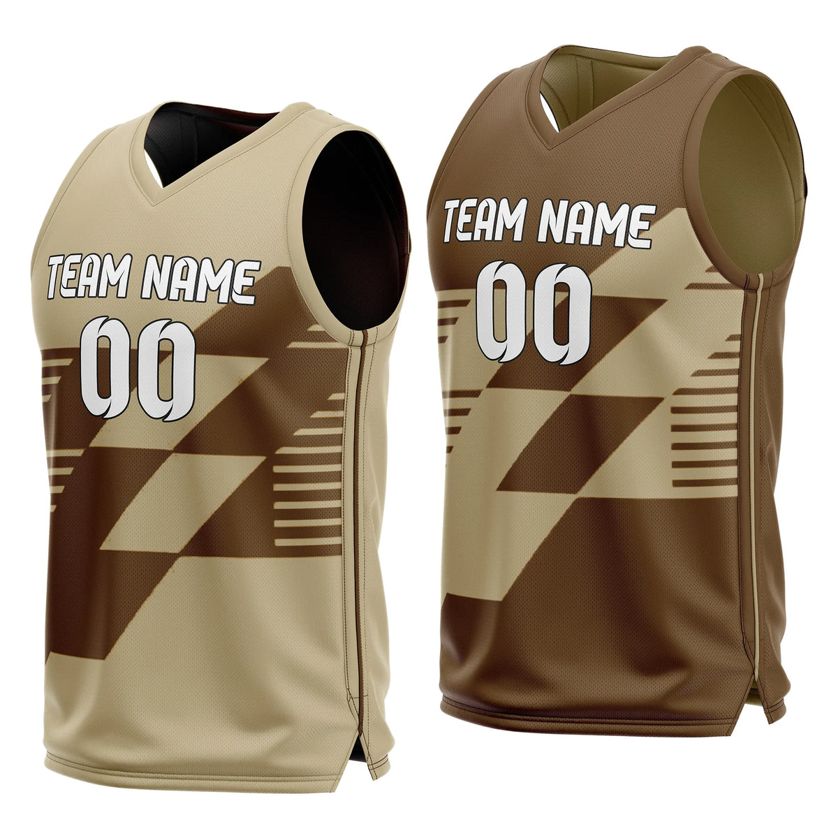 Custom Apex Cut Reversible Top Sports Jersey Personalized Uniform with Name &amp; Number