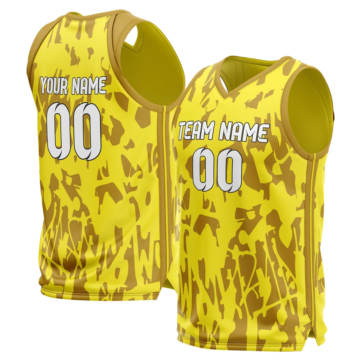 Custom Gaphti Pattern Tops Shadow Drip Sports Jersey Personalized Uniform with Name & Number