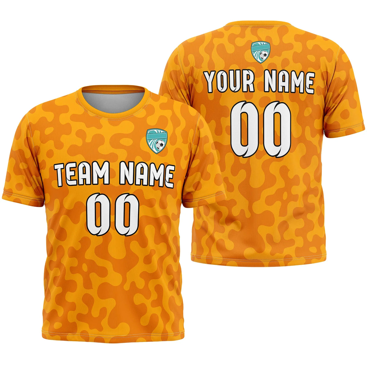 Custom Camo D2 Soccer Jersey Personalized Football Uniform with Name & Number