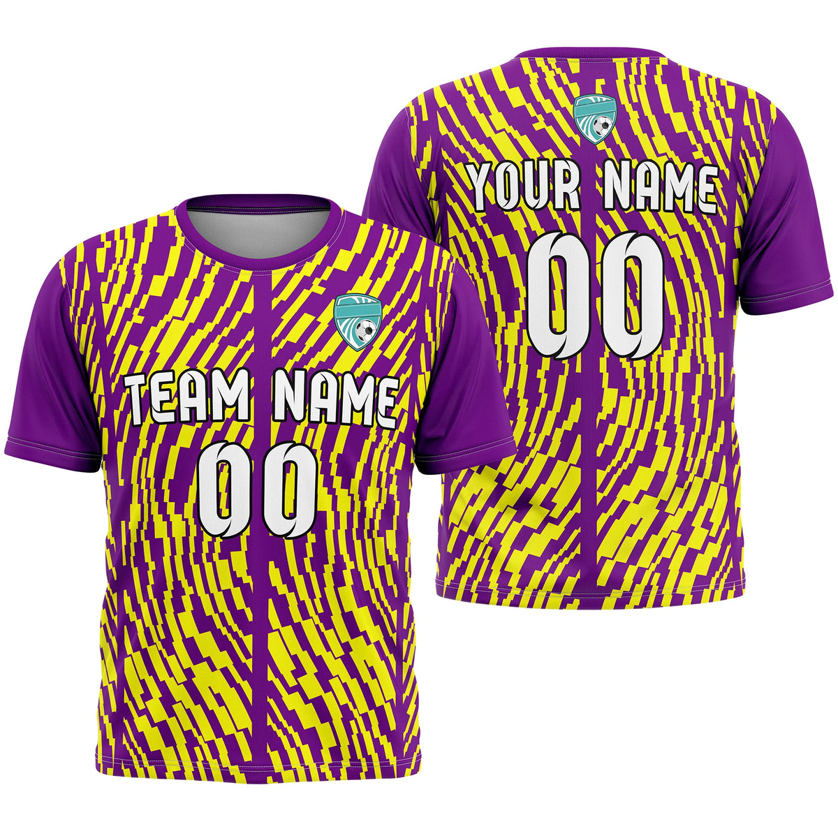 Custom Graffiti Pattern D3 Soccer Jersey Personalized Football Uniform with Name & Number