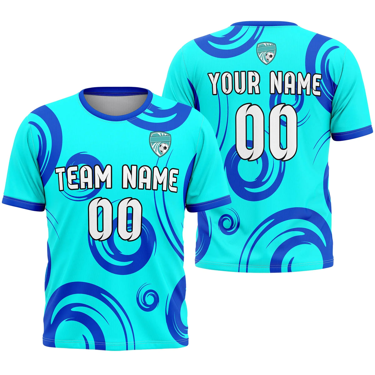 Custom Abstract Pattern D1 Soccer Jersey Personalized Football Uniform with Name &amp; Number