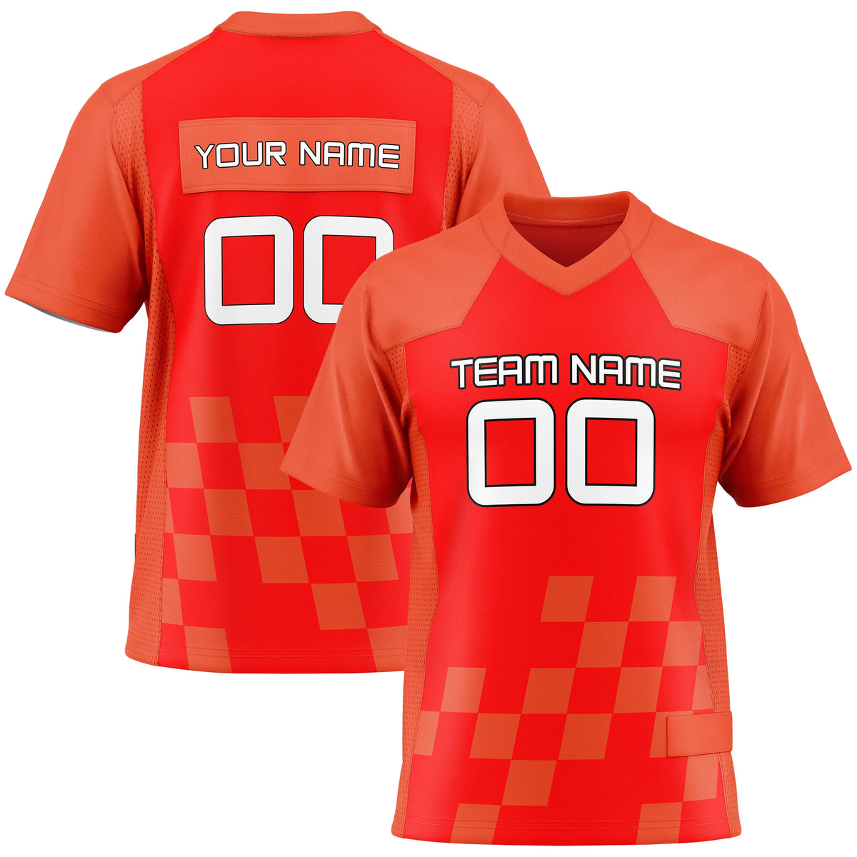 Custom Classic Style D2 Flag Football Jersey Personalized Uniform with Name & Number