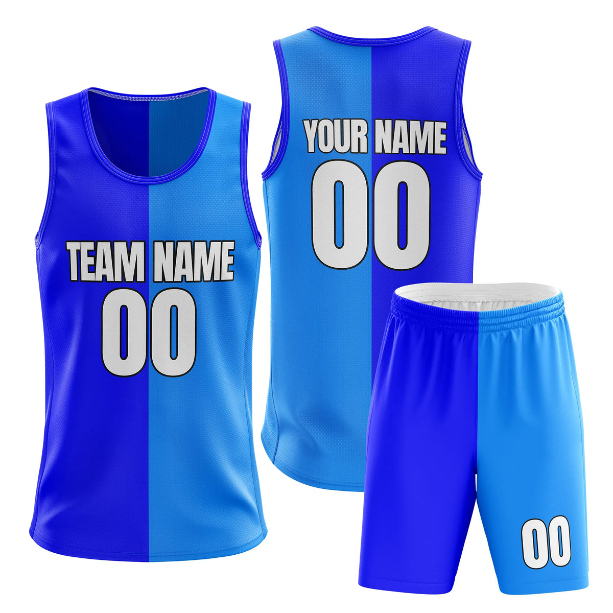 Custom Split Fusion Split Fashion Set Sports Jersey Personalized Uniform with Name & Number