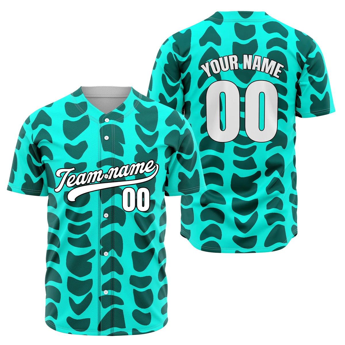Custom Savage Spots Baseball Sports Jersey Personalized Uniform with Name & Number