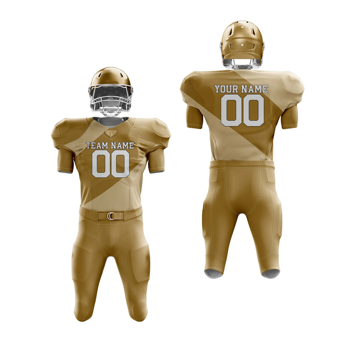 Custom Personalized D3 Split Fashion American Football Jersey with Name, Number & Team Logo