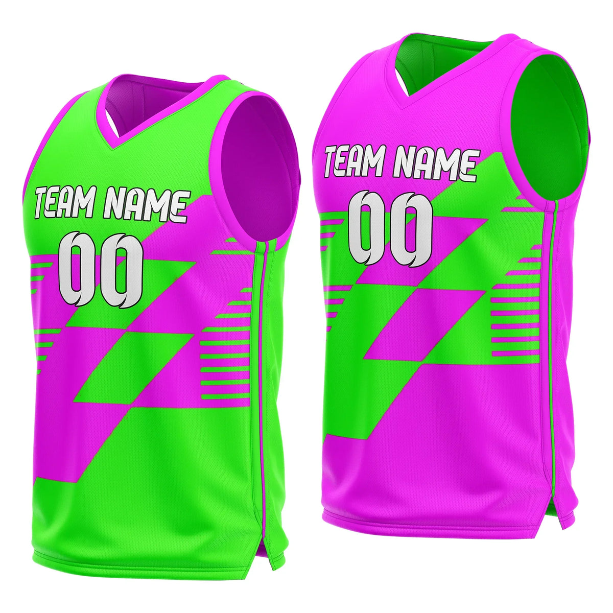 Custom Apex Cut Reversible Top Sports Jersey Personalized Uniform with Name & Number