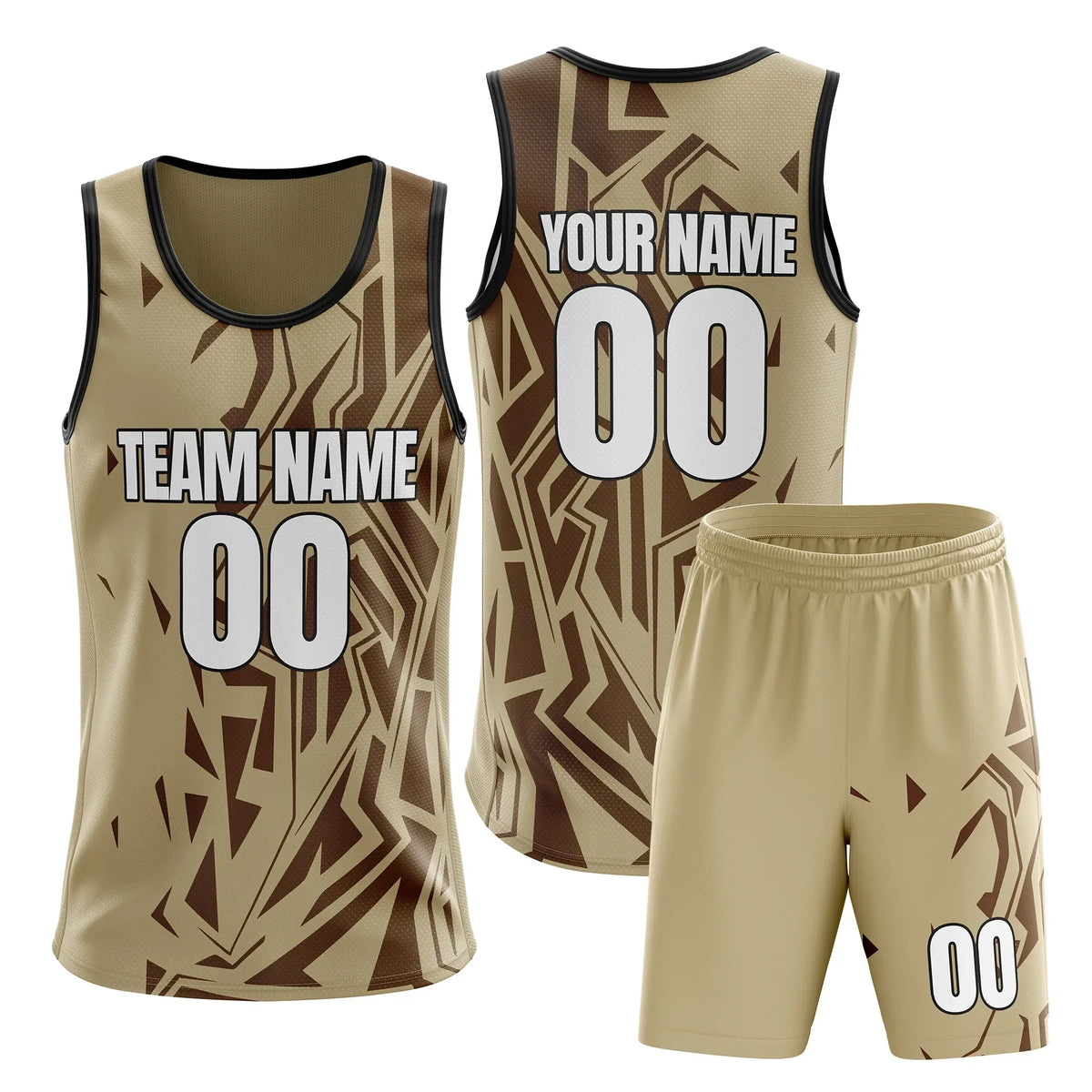Custom Colour Block Set Hoop Fusion Sports Jersey Personalized Uniform with Name &amp; Number