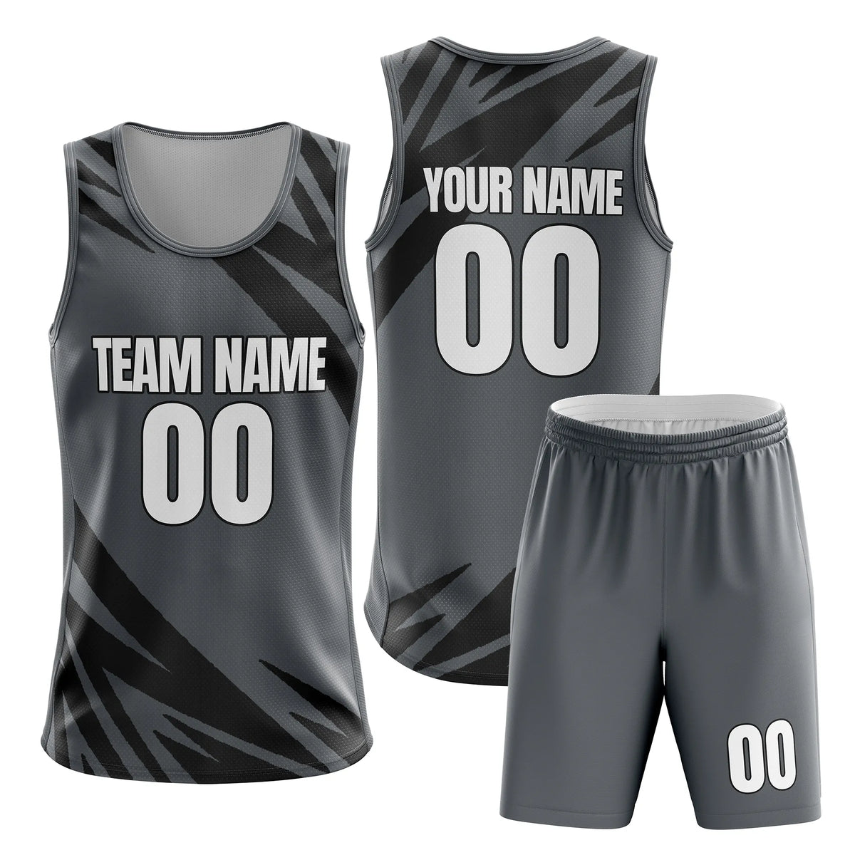 Custom Split Zone Split Fashion Set Sports Jersey Personalized Uniform with Name & Number