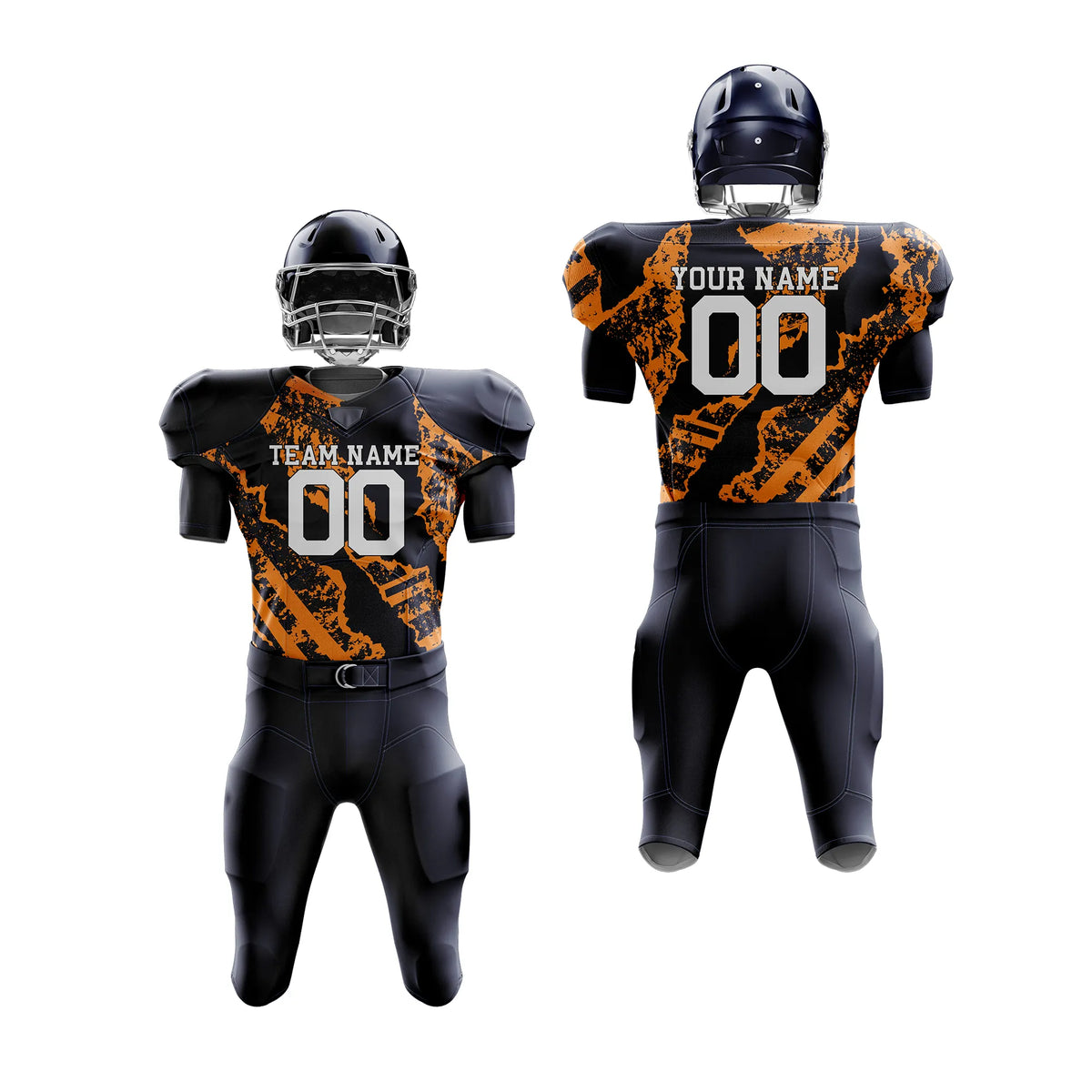 Custom Personalized D3 Drift Fashion American Football Jersey with Name, Number & Team Logo