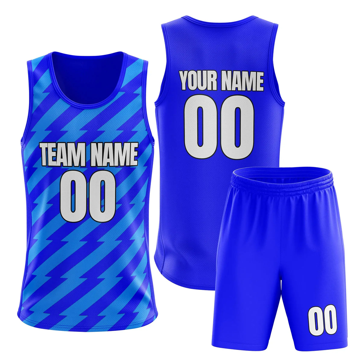 Custom Flash Strike Split Fashion Set Sports Jersey Personalized Uniform with Name & Number