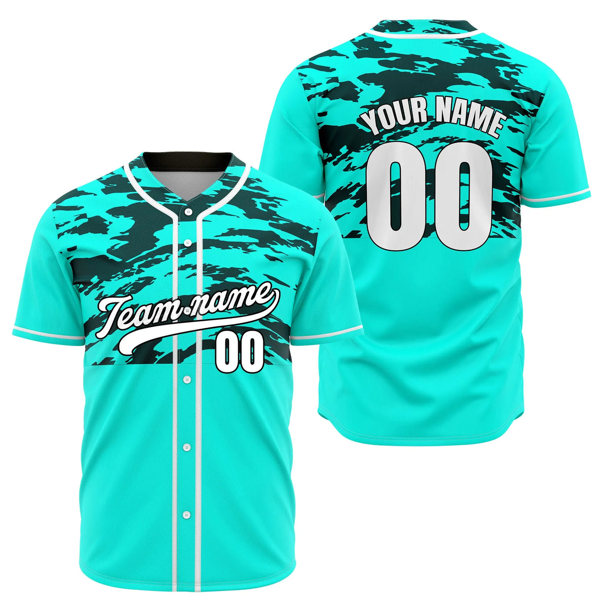 Custom Split Motion Baseball Sports Jersey Personalized Uniform with Name &amp; Number