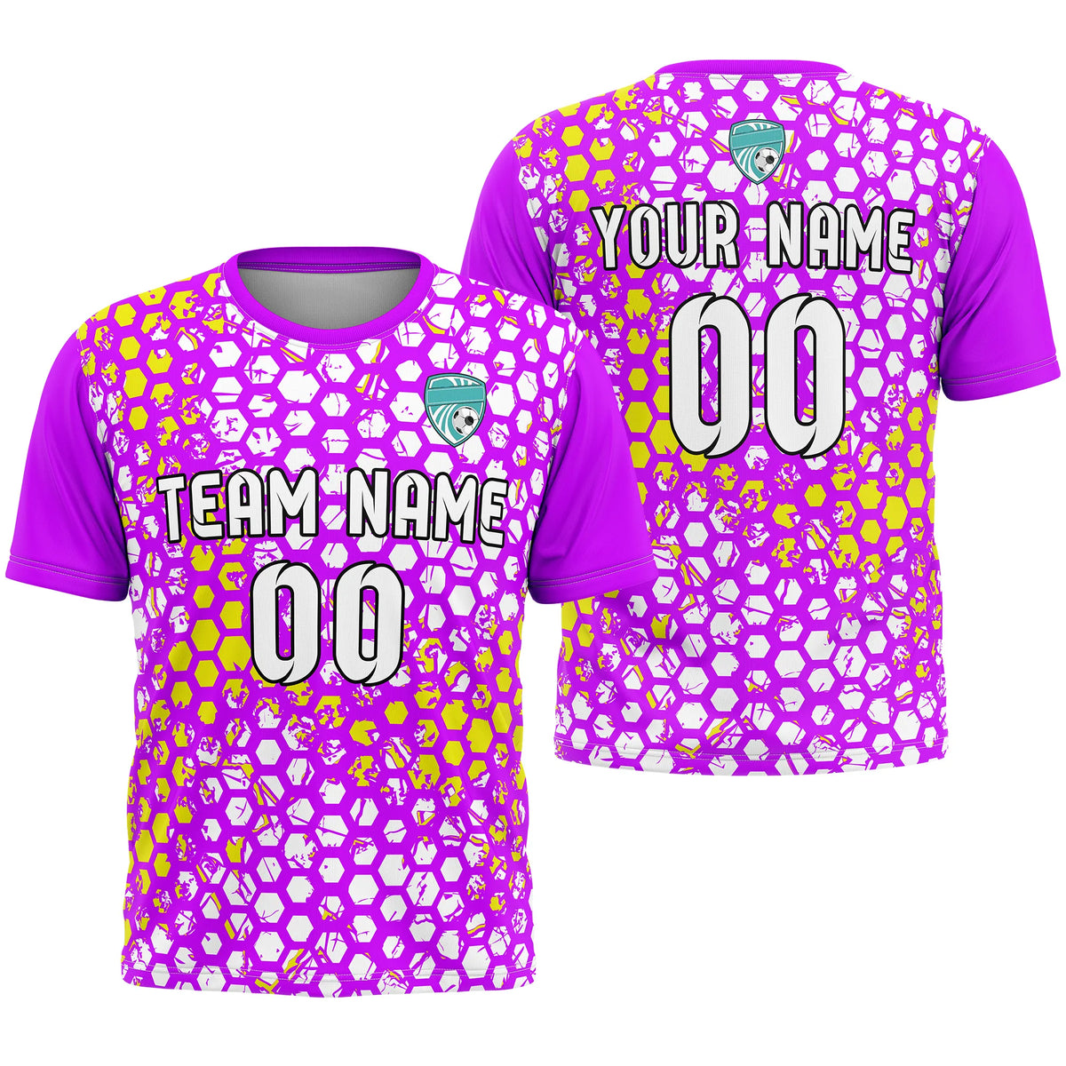 Custom R-Full Pattern D1 Soccer Jersey Personalized Football Uniform with Name & Number