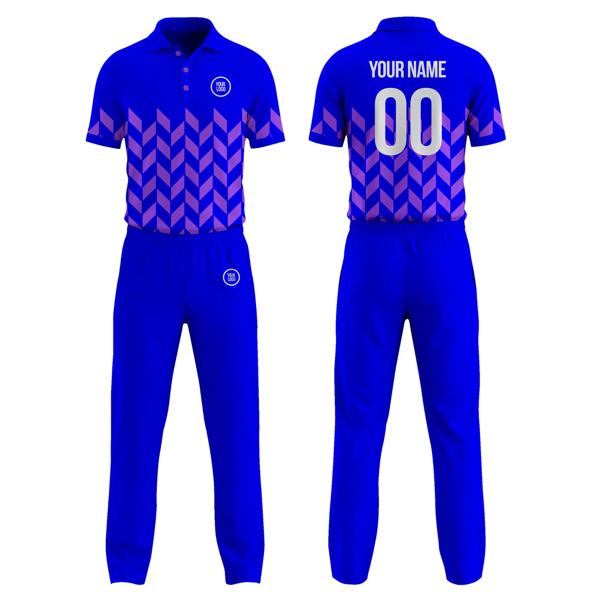 Custom Personalized D5 Color Block Cricket Kit with Name, Number & Team Logo