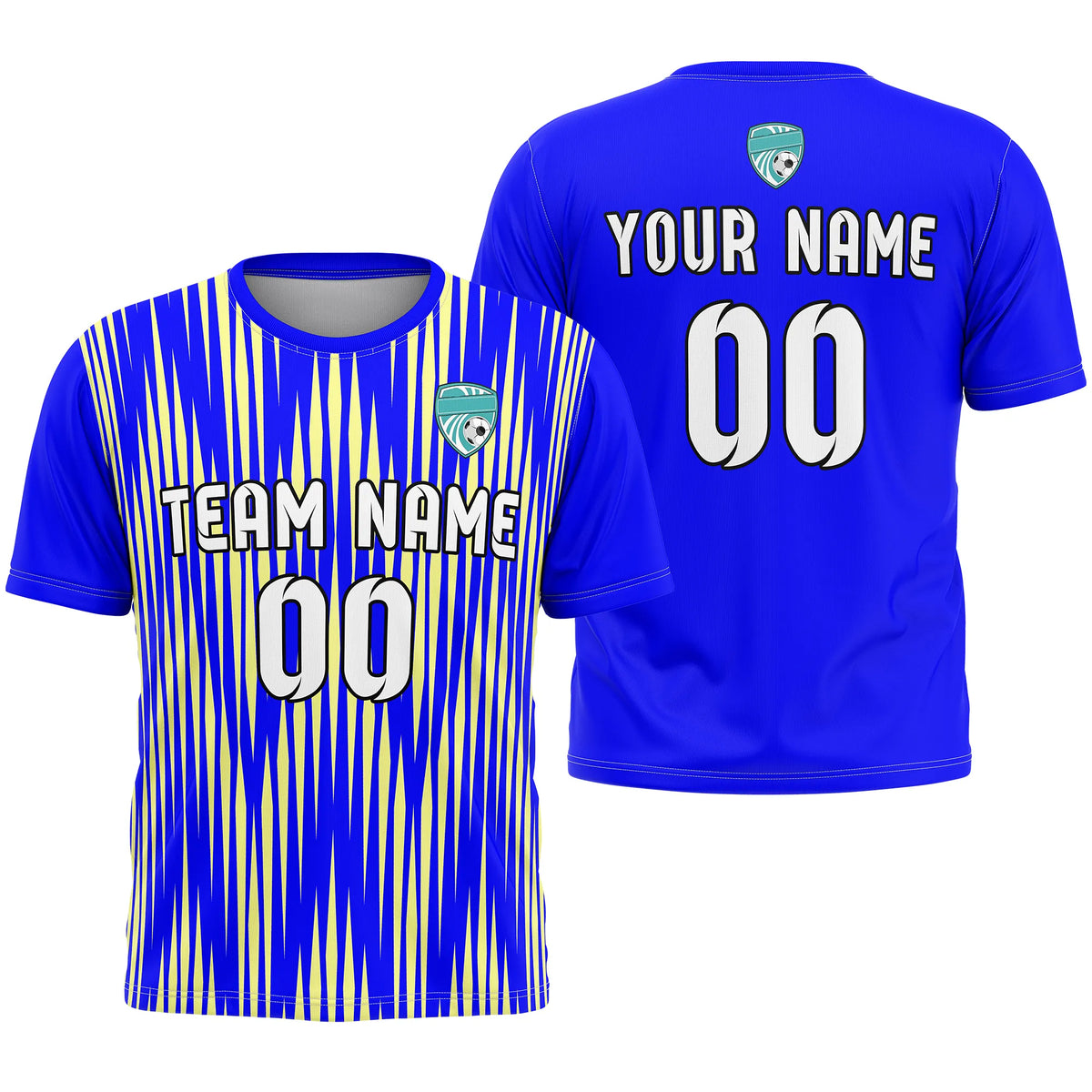 Custom Strip Fashion D1 Soccer Jersey Personalized Football Uniform with Name & Number (Copy)