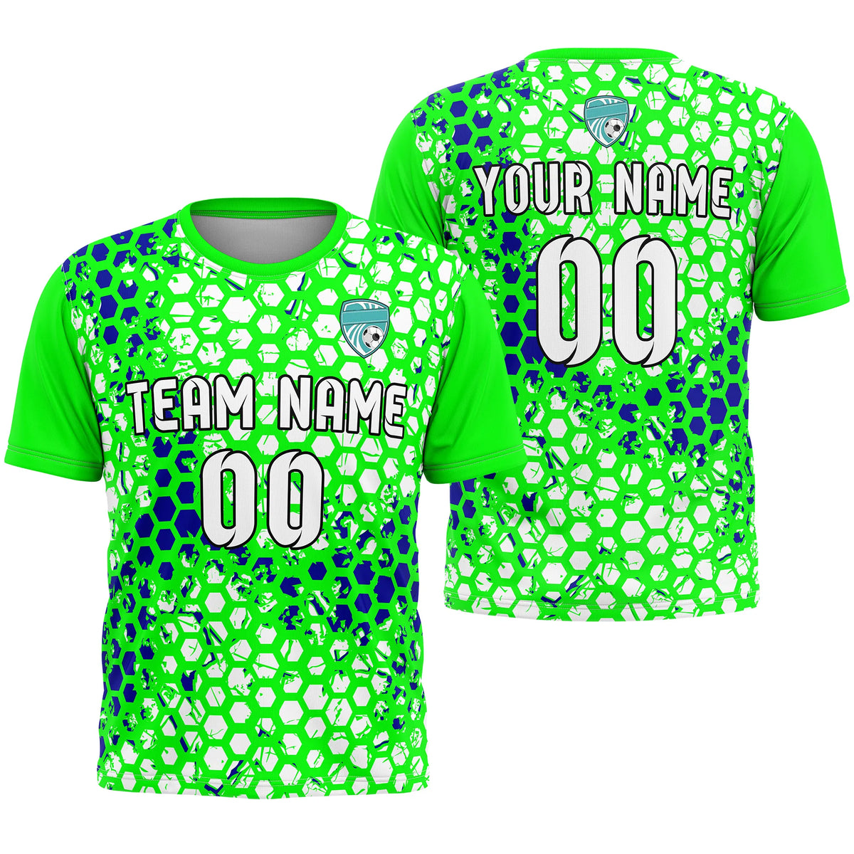 Custom R-Full Pattern D1 Soccer Jersey Personalized Football Uniform with Name & Number