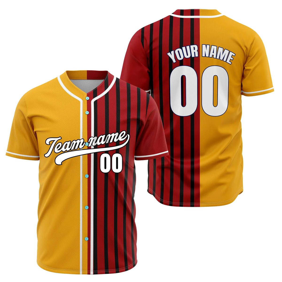 Custom Rival Lines Baseball Sports Jersey Personalized Uniform with Name & Number