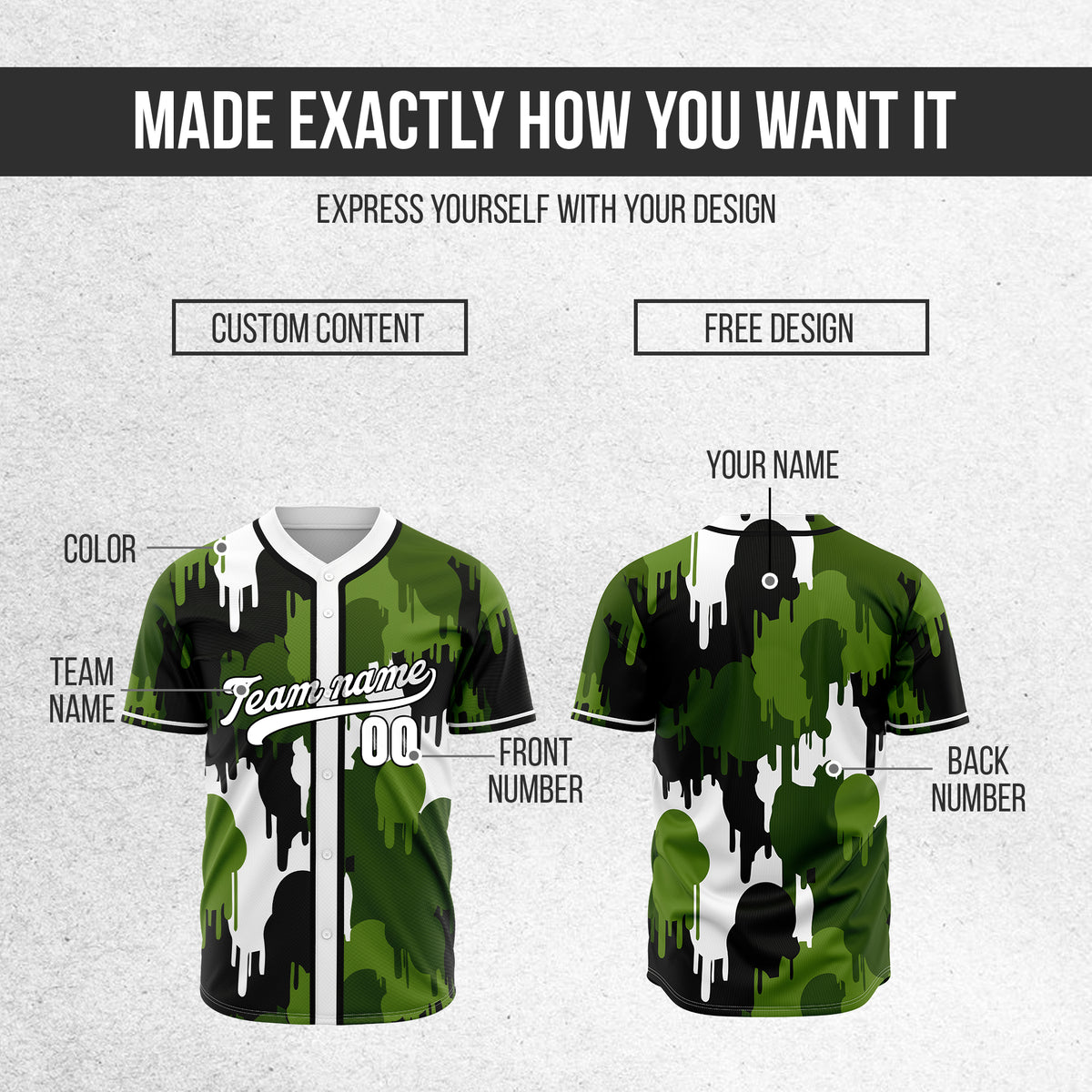 Custom Paint Hustlers White Baseball Sports Jersey Personalized Uniform with Name & Number