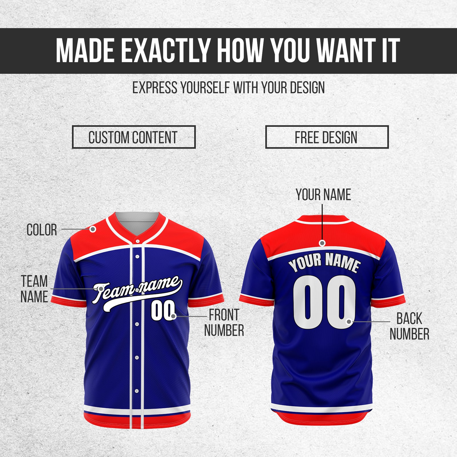 Custom Marquee Classic Baseball Navy Sports Jersey Personalized Uniform with Name & Number