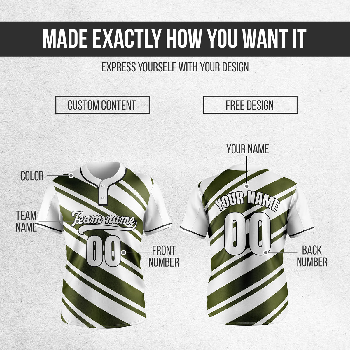 Custom Bold Flow White Baseball Sports Jersey Personalized Uniform with Name & Number