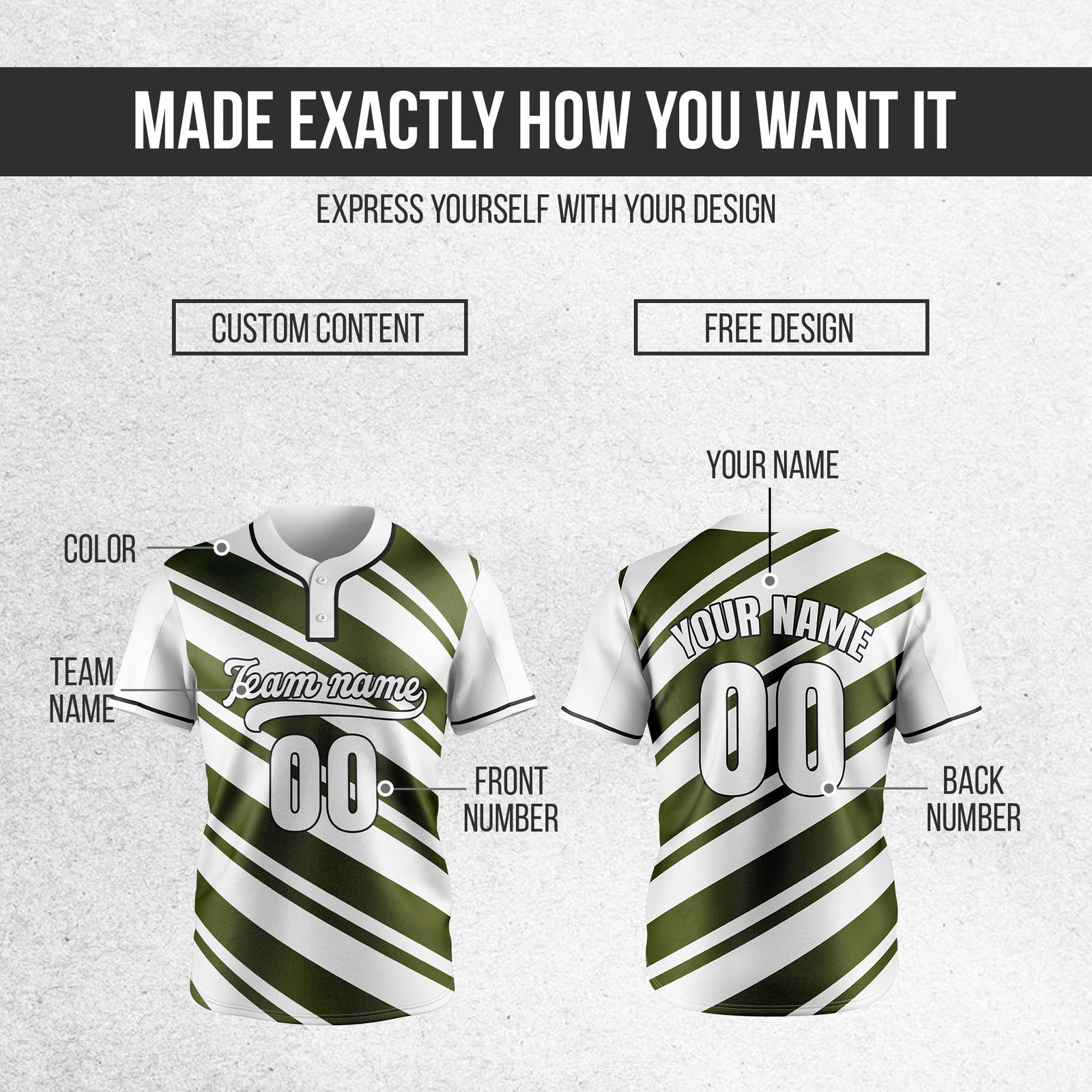 Custom Bold Flow White Baseball Sports Jersey Personalized Uniform with Name & Number