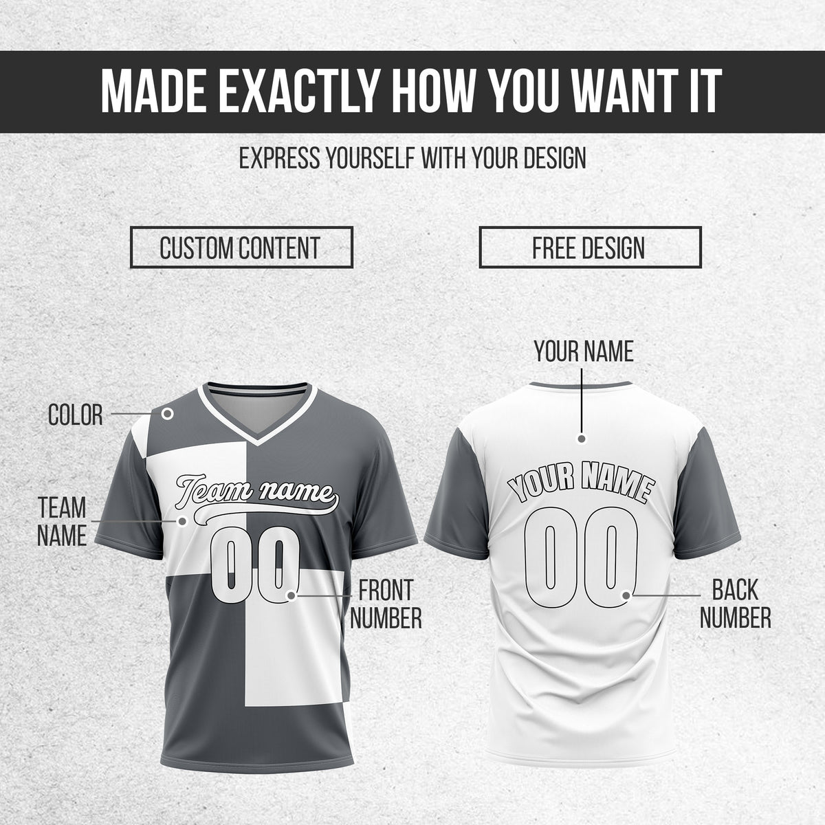 Custom Apex Colorblock Dark Grey Baseball Sports Jersey Personalized Uniform with Name & Number
