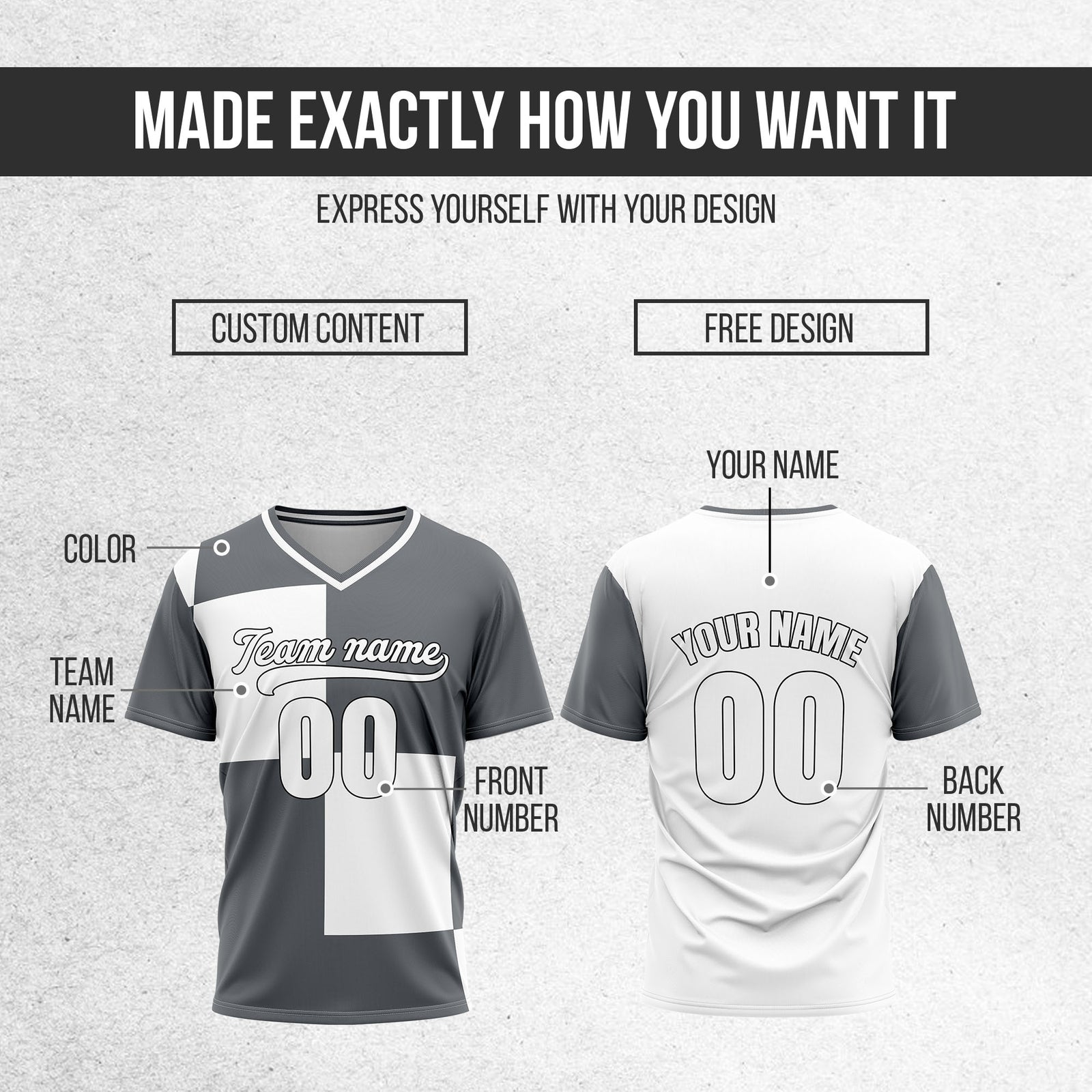 Custom Apex Colorblock Dark Grey Baseball Sports Jersey Personalized Uniform with Name & Number