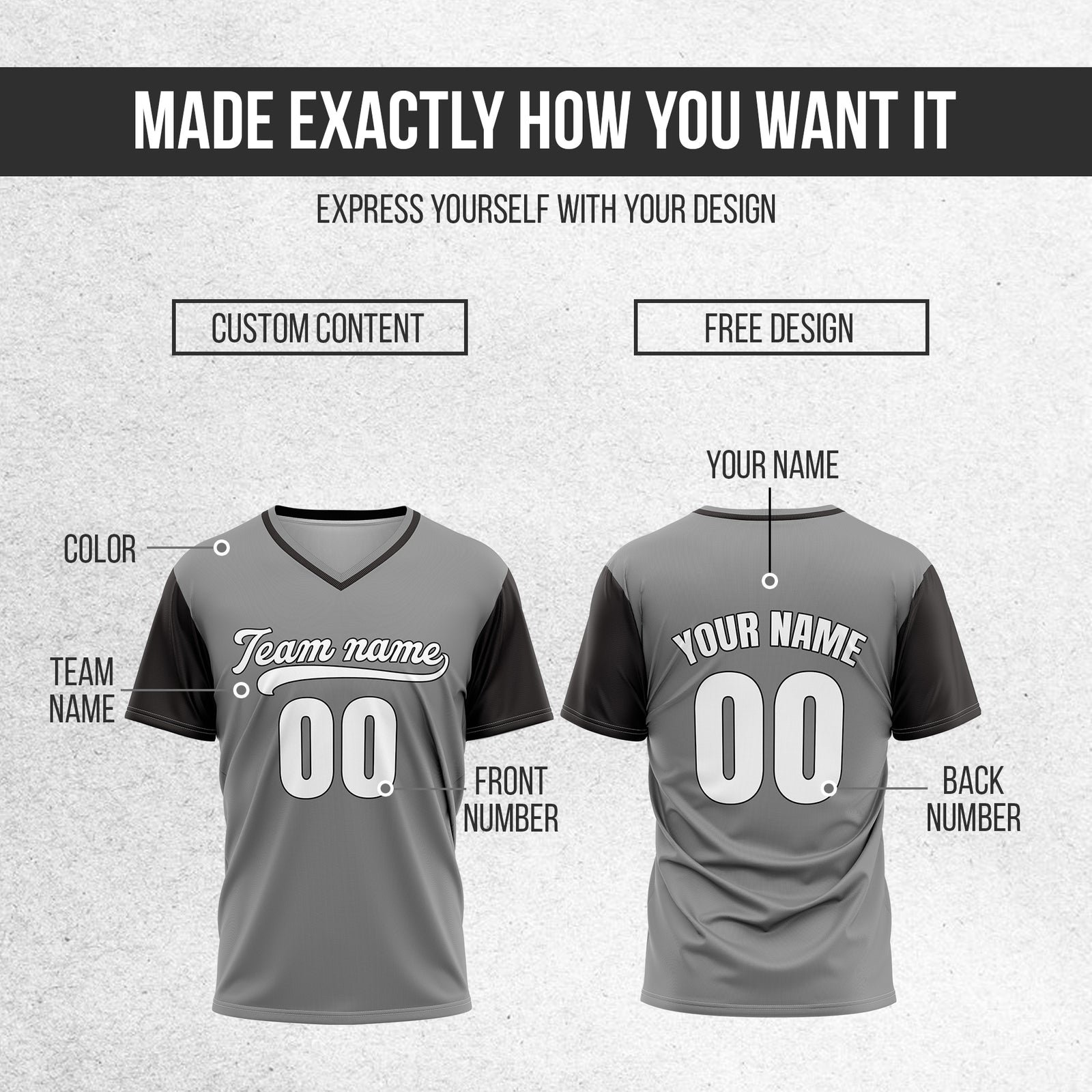 Custom Victory Line Grey Pullover Baseball Sports Jersey Personalized Uniform with Name & Number