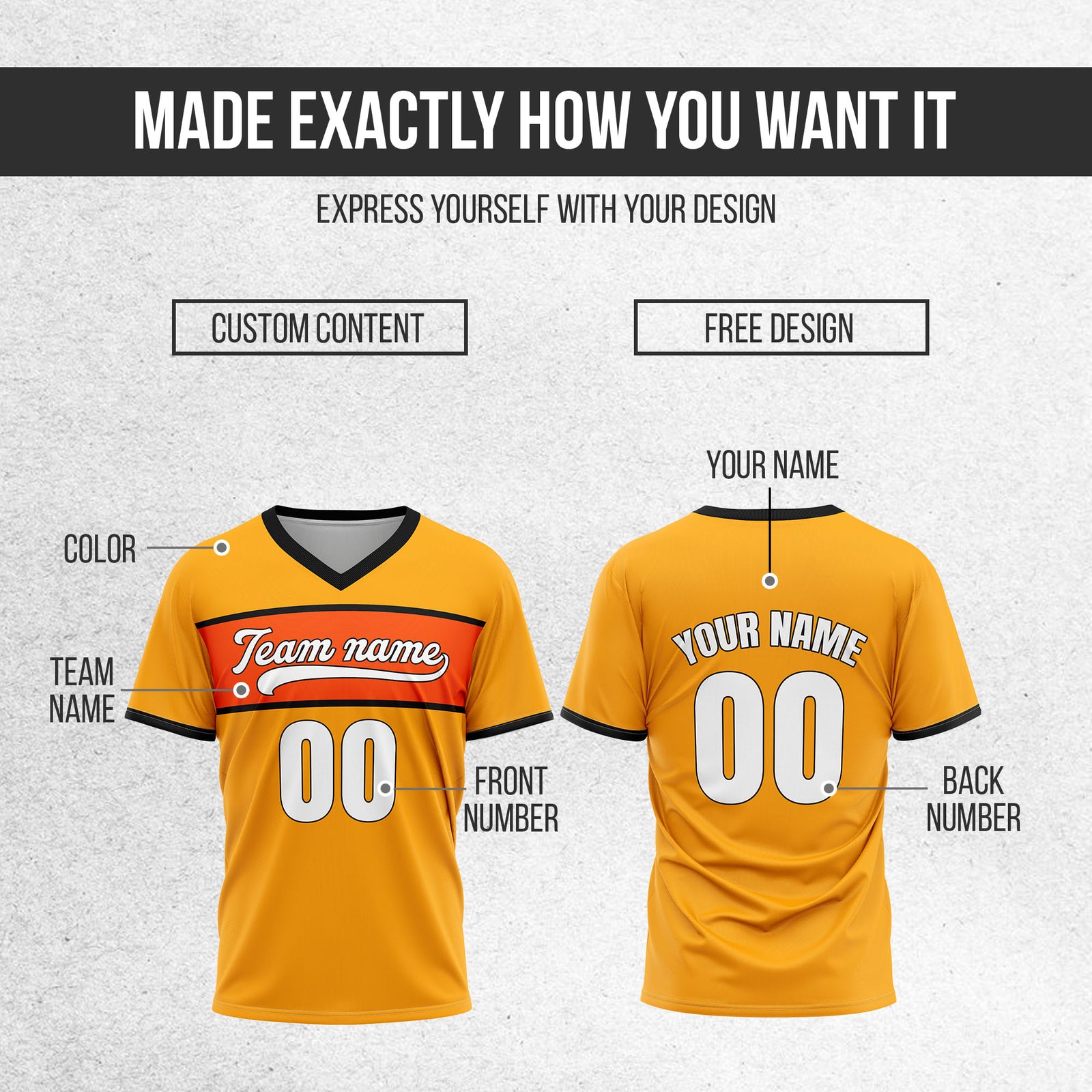Custom ProEdge Orange Baseball Sports Jersey Personalized Uniform with Name & Number