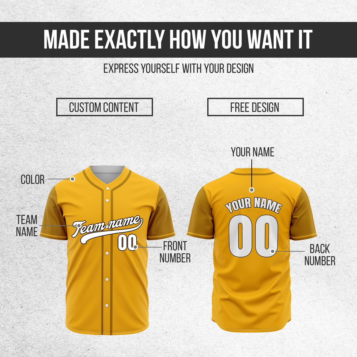 Custom Crimson Orange Raglan Style Baseball Sports Jersey Personalized Uniform with Name & Number