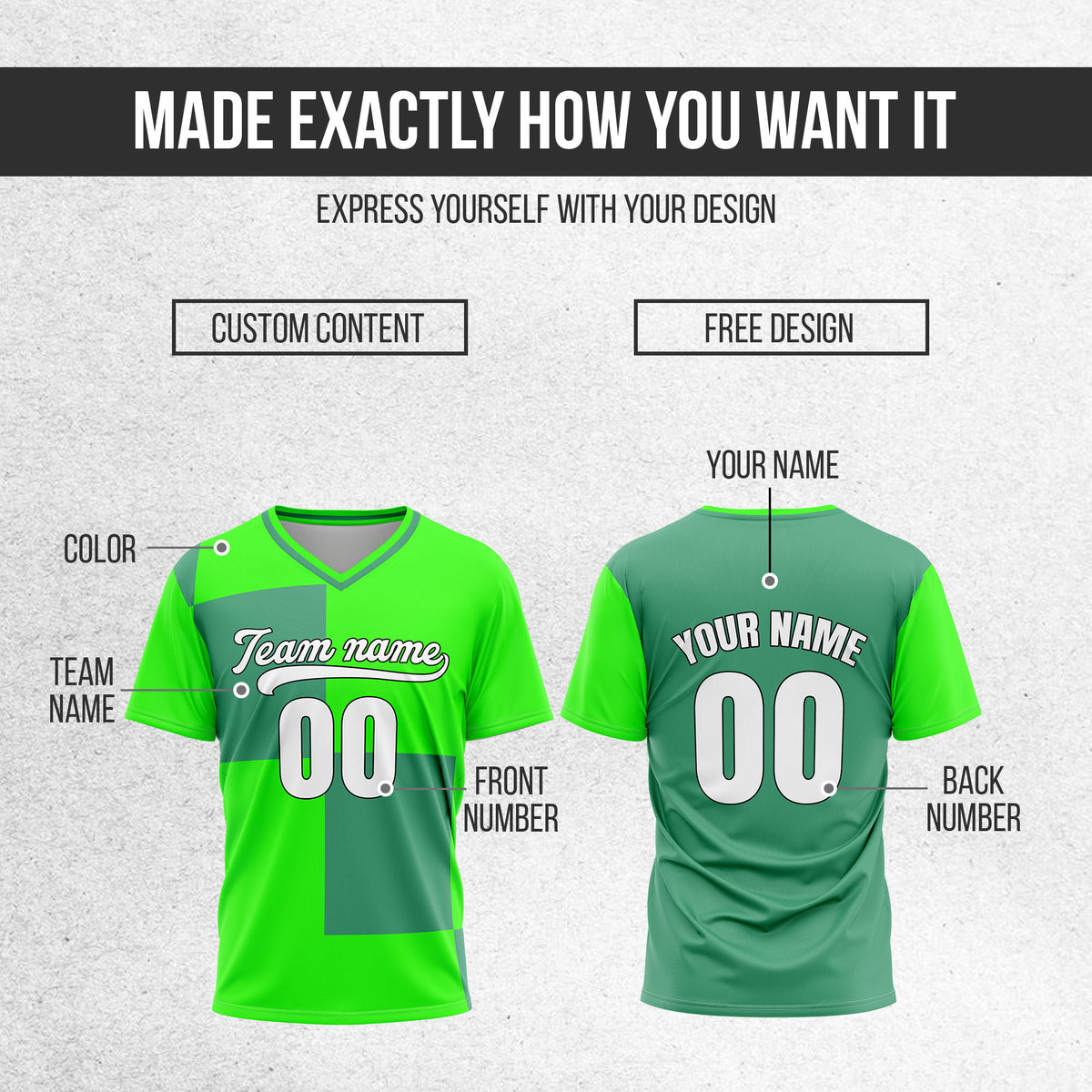 Custom Apex Colorblock Neon Green Baseball Sports Jersey Personalized Uniform with Name & Number