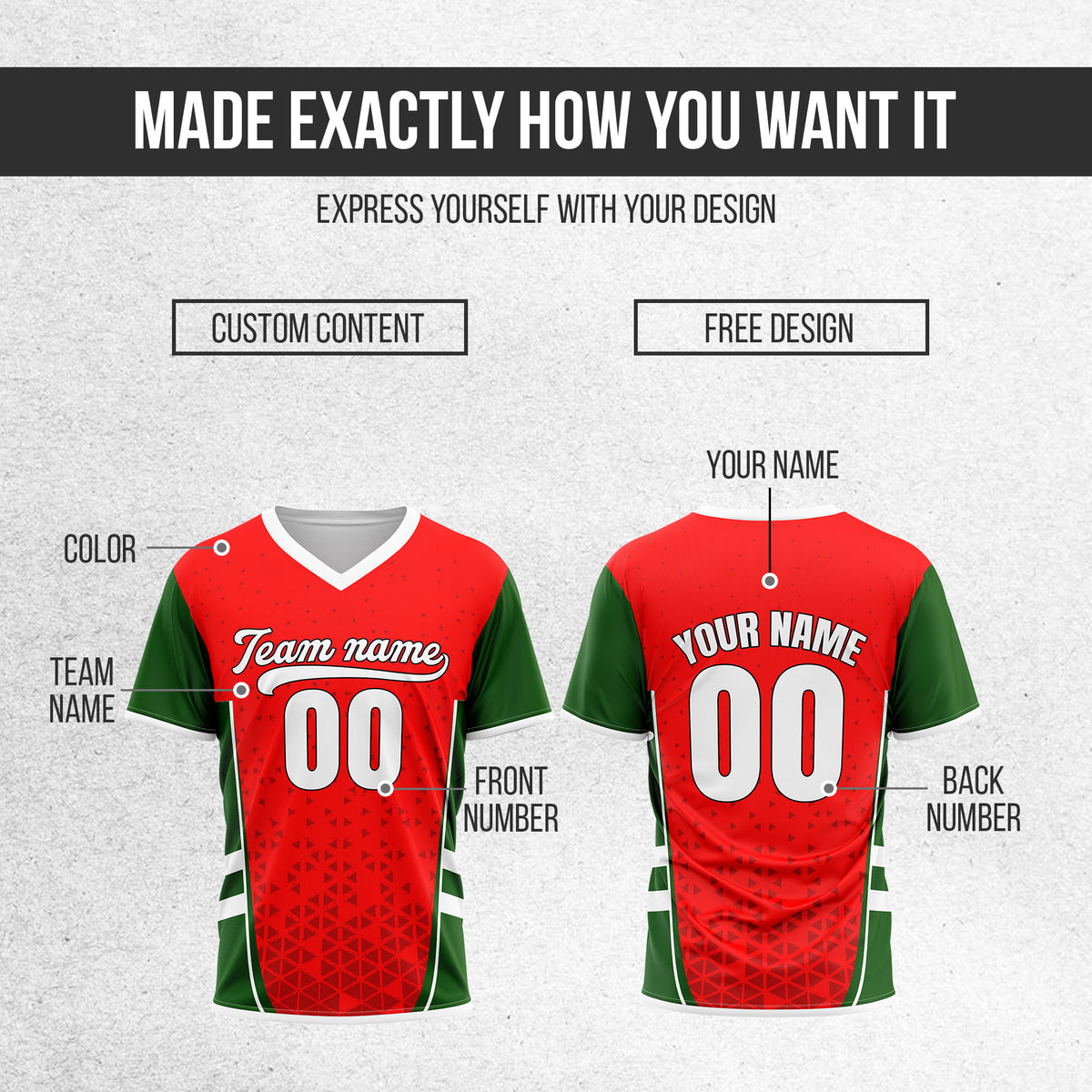 Custom HexaFade Red Pullover Baseball Sports Jersey Personalized Uniform with Name & Number