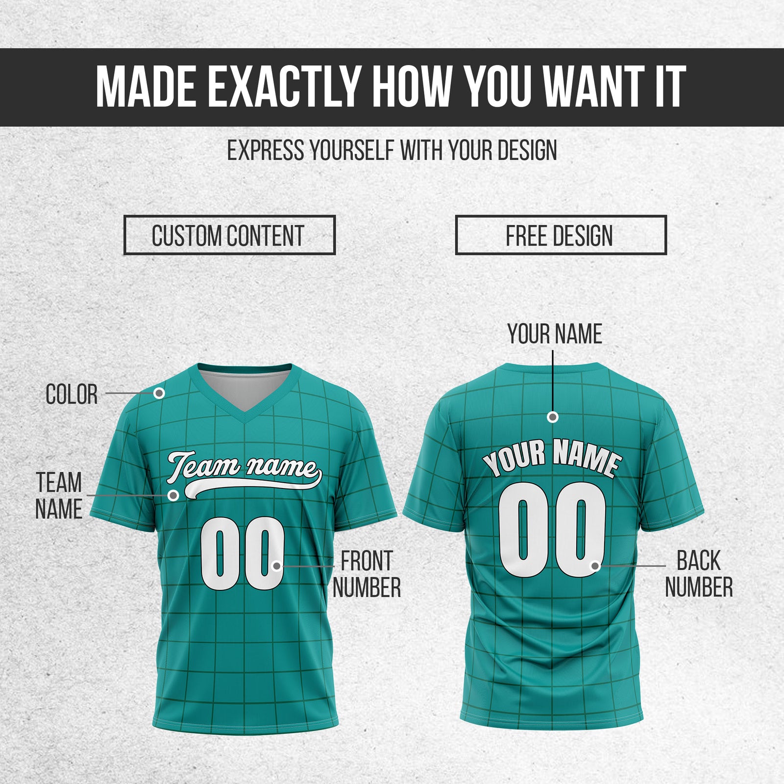 Custom Storm Matrix Teal Baseball Sports Jersey Personalized Uniform with Name & Number