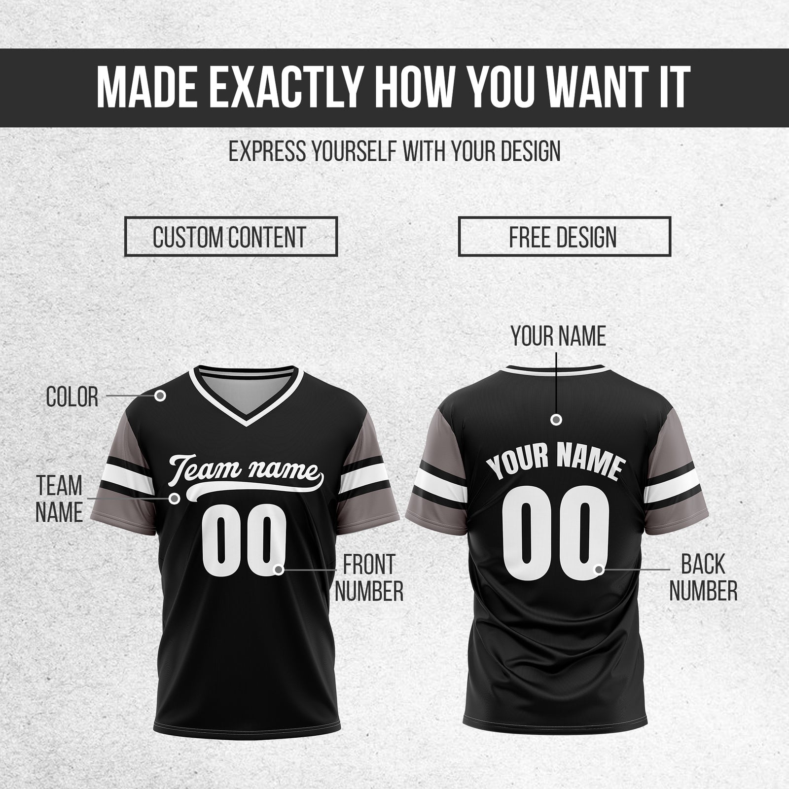 Custom StormLine Black Pullover Baseball Sports Jersey Personalized Uniform with Name & Number